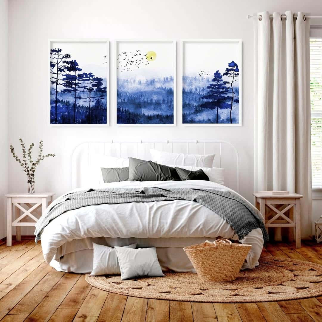 Landscape Artwork | Nature Wall Art | Trio, A2 at XILEF Art