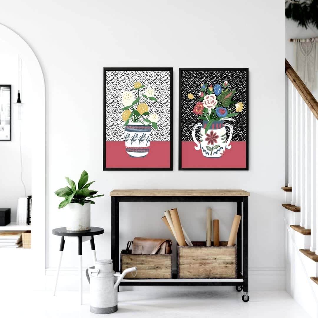 Kitchen or Dining Artwork | Home Wall Art | Duo, A2 at XILEF Art