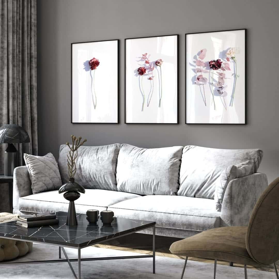 Abstract Artwork | Modern Wall Art Style | Trio, A2 at XILEF Art
