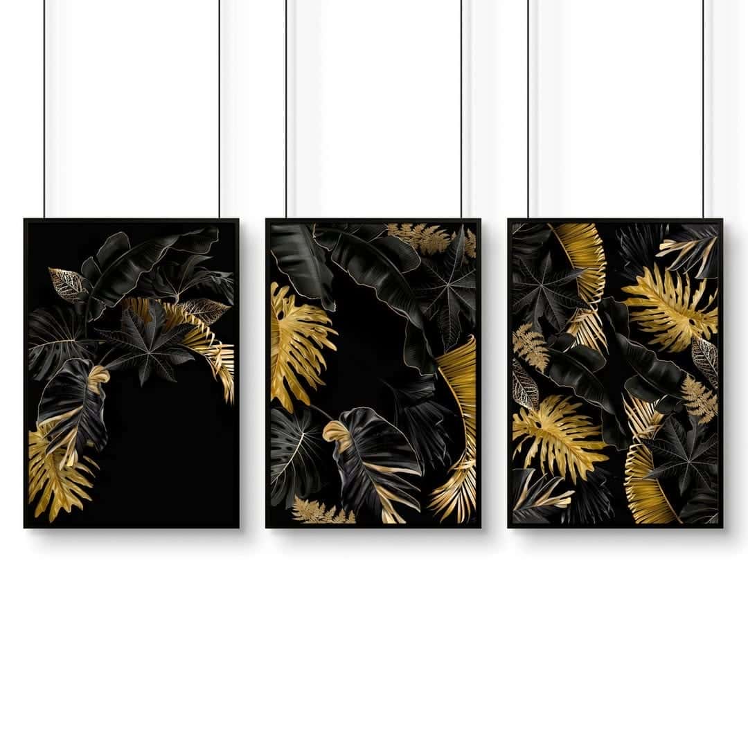 Abstract Artwork | Modern Wall Art Style | Trio, A2 at XILEF Art