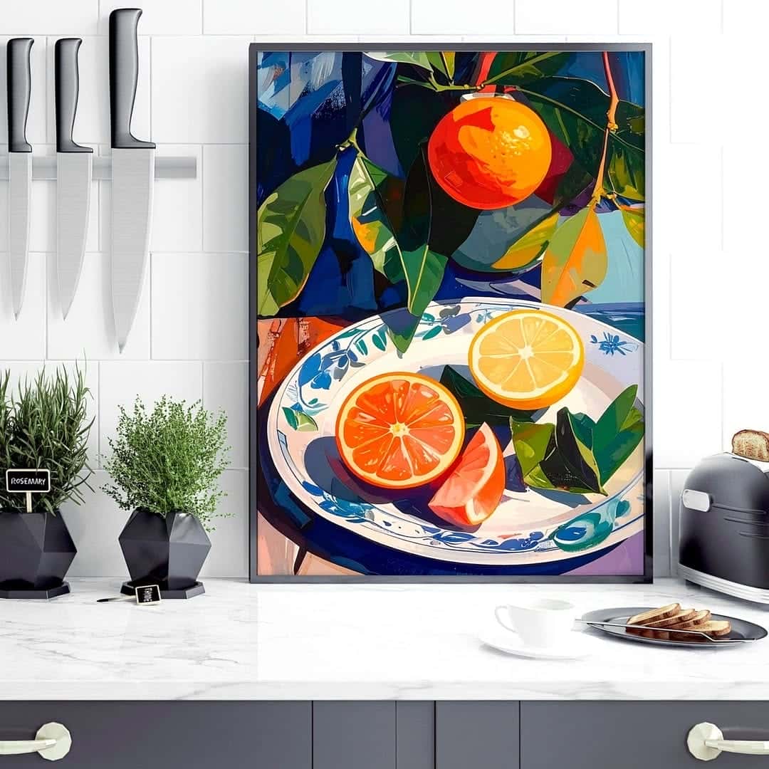 Kitchen or Dining Artwork | Home Wall Art | Single, A2 at XILEF Art
