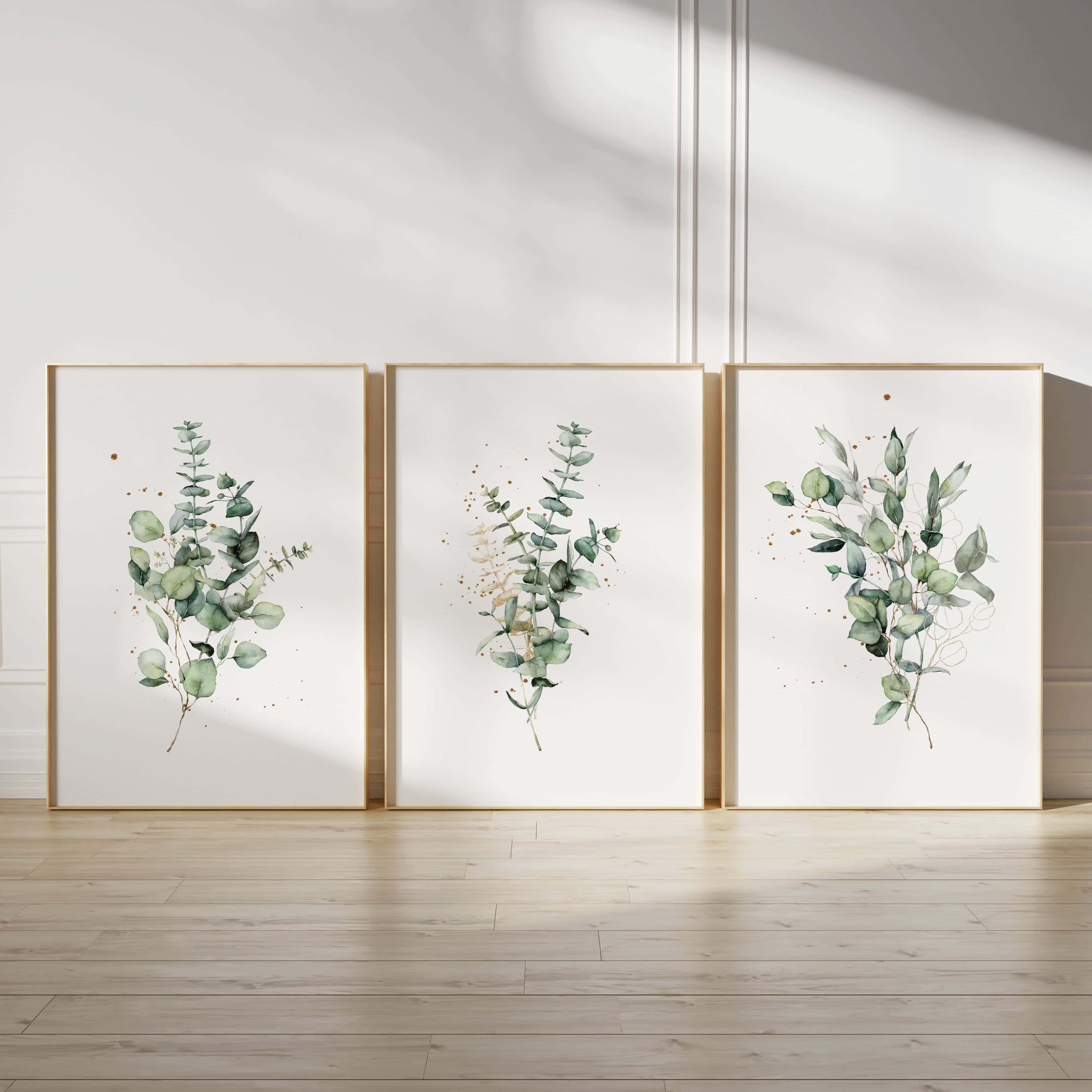 Minimalist Artwork | Modest Wall Art Style | Trio Set, A2 at XILEF Art