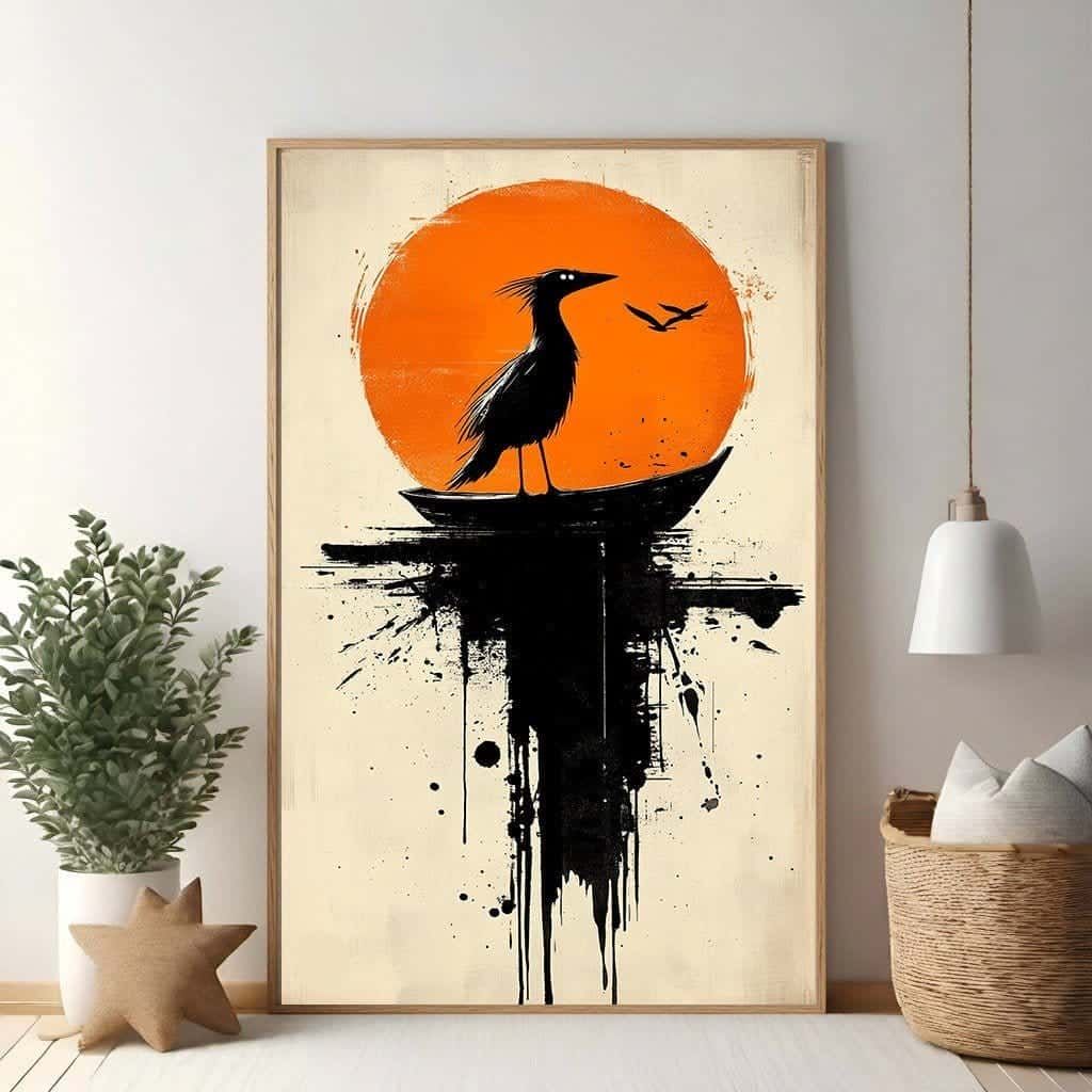 Bird | Wildlife Artwork | Nature Wall Art | A2 at XILEF Art