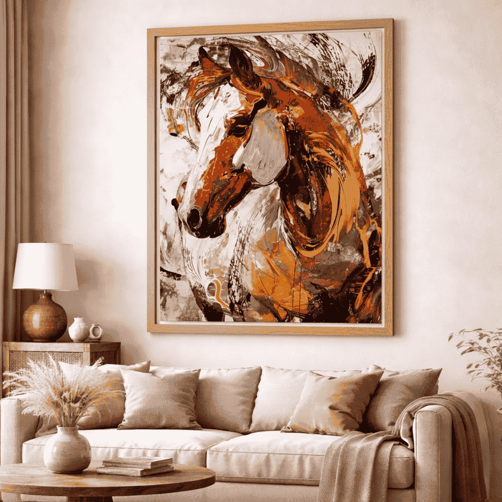 Horse | Wildlife Artwork | Nature Wall Art | A2 at XILEF Art
