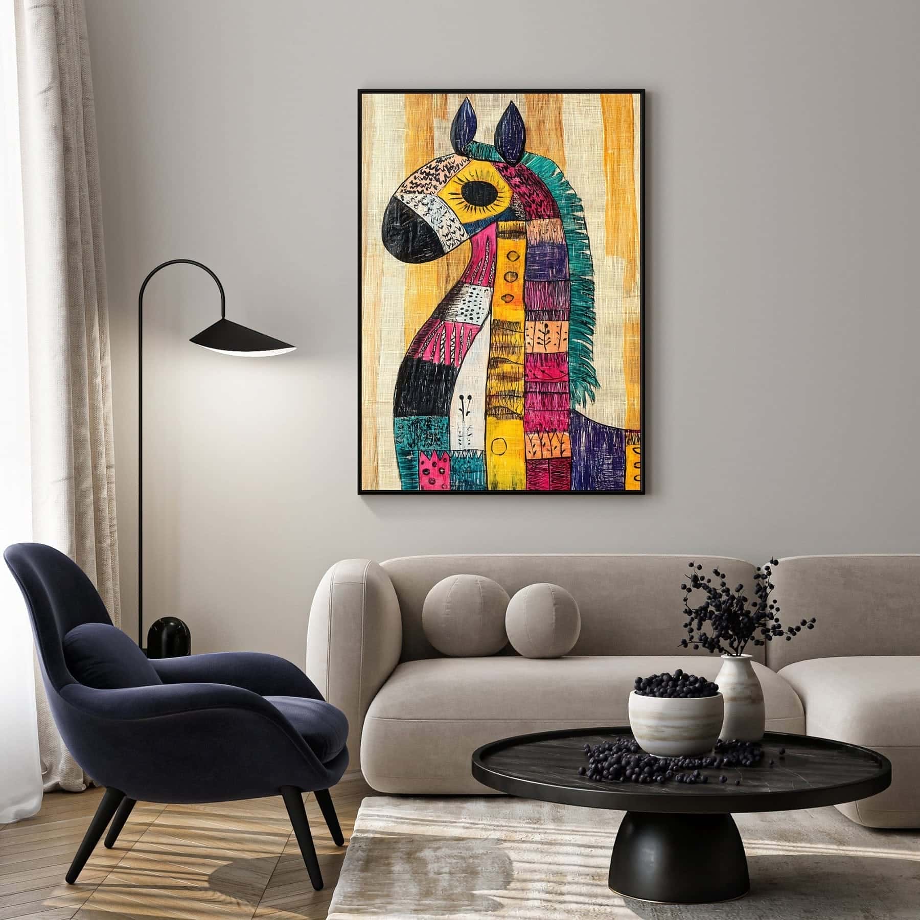 Horse | Wildlife Artwork | Nature Wall Art | A2 at XILEF Art