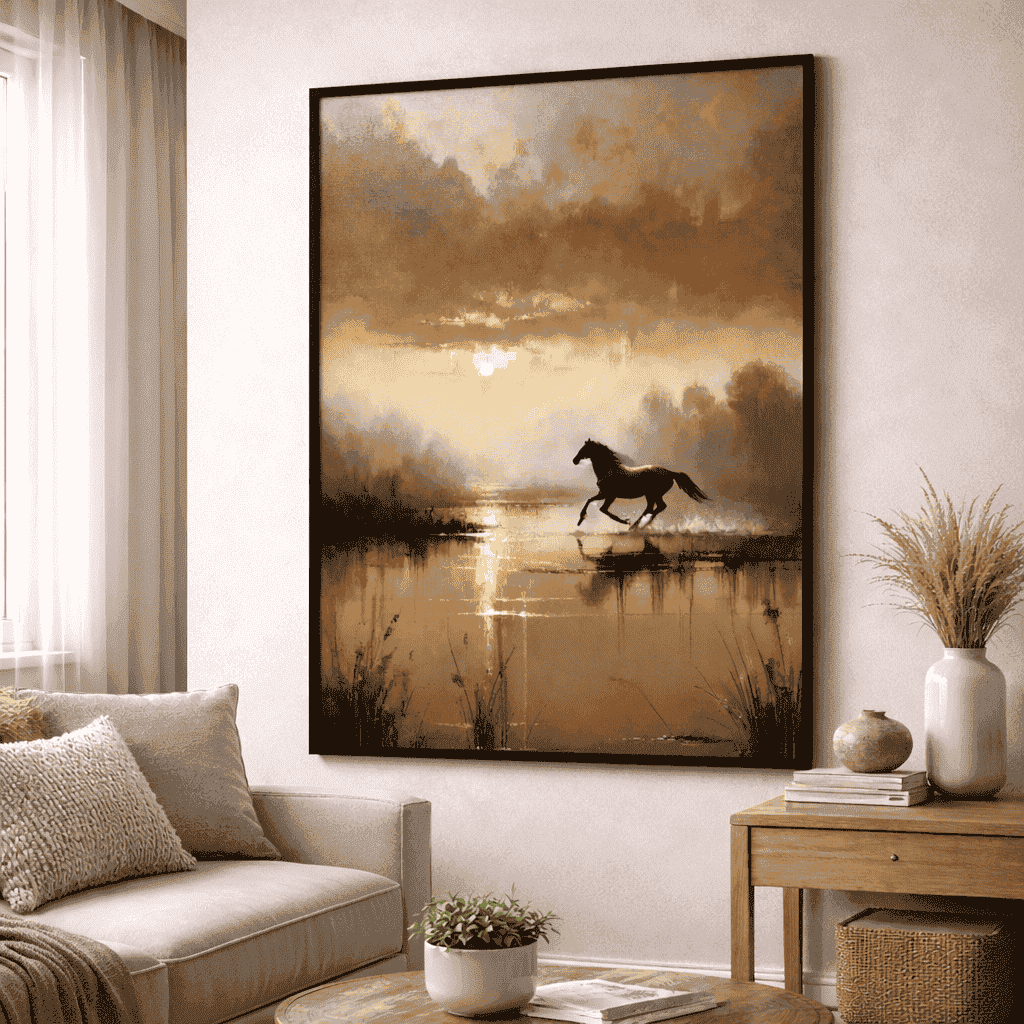 Horse | Wildlife Artwork | Nature Wall Art | A2 at XILEF Art