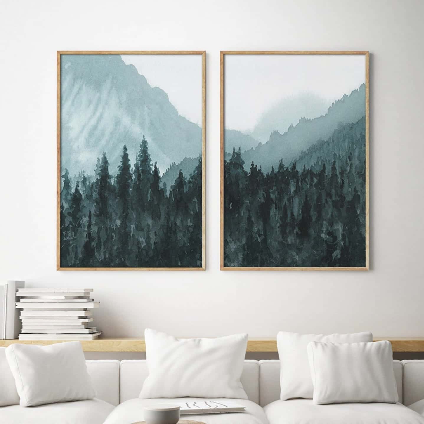 Landscape Artwork | Nature Wall Art | Duo, A2 at XILEF Art