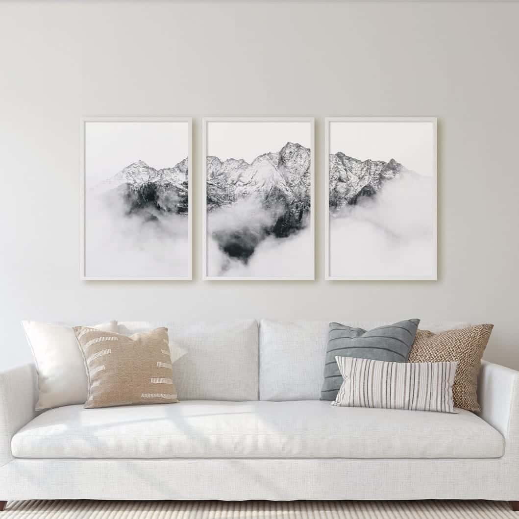 Landscape Artwork | Nature Wall Art | Trio, A2 at XILEF Art