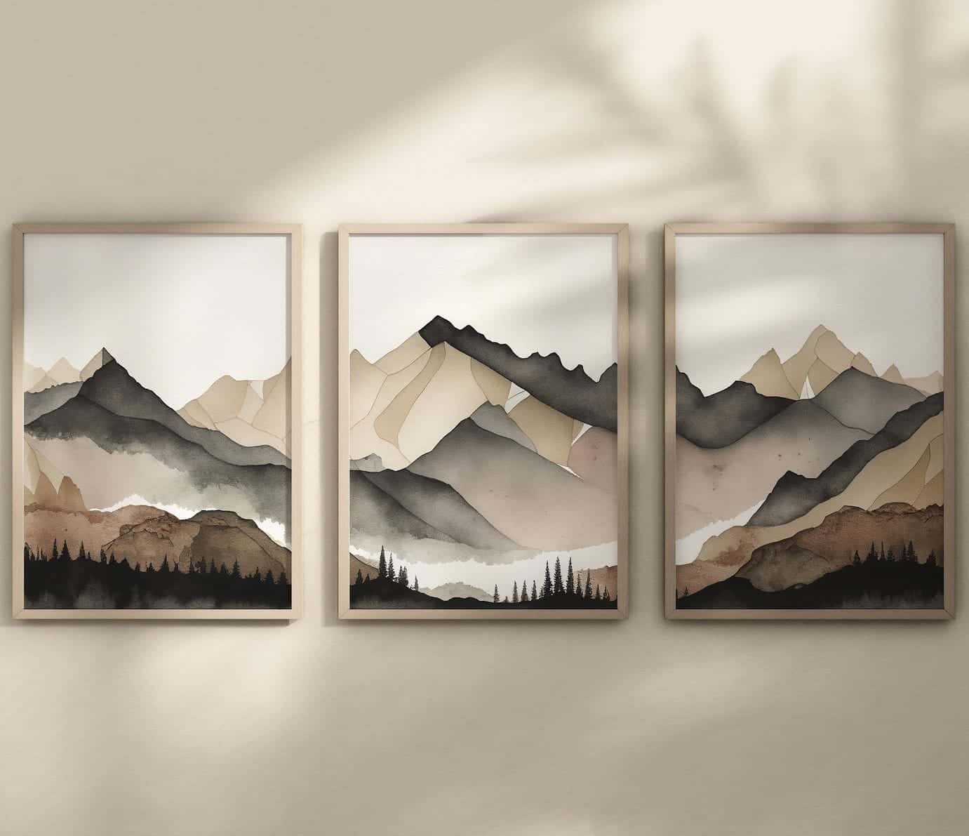 Landscape Artwork | Nature Wall Art | Trio, A2 at XILEF Art