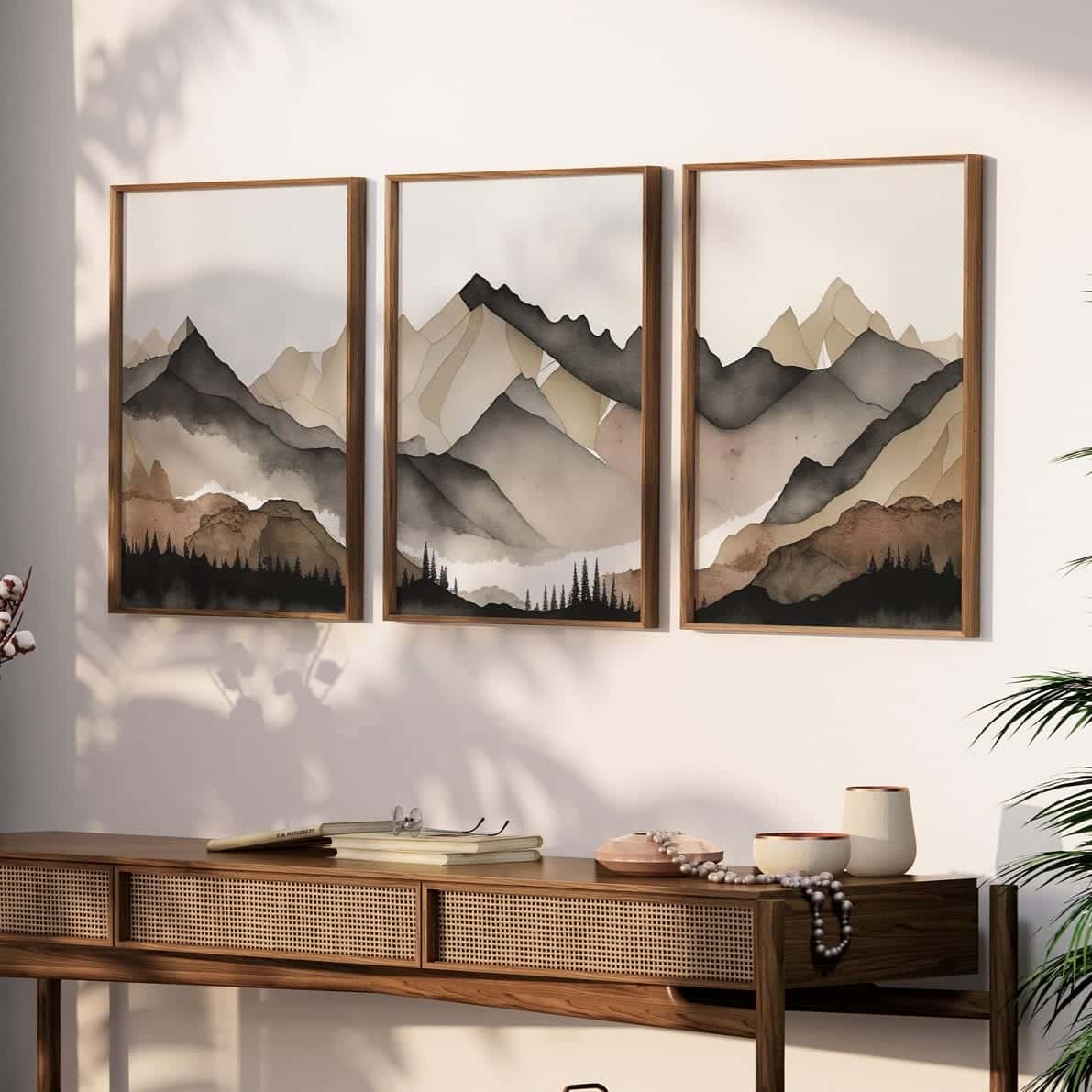 Landscape Artwork | Nature Wall Art | Trio, A2 at XILEF Art