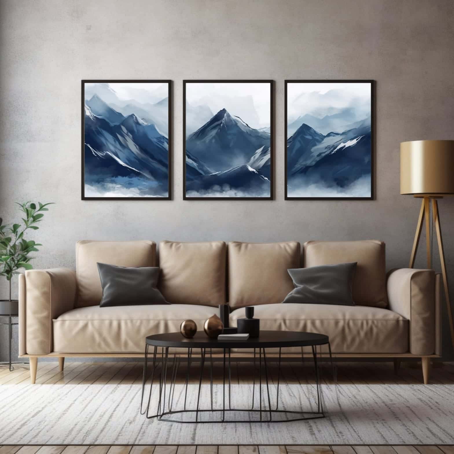 Landscape Artwork | Nature Wall Art | Trio, A2 at XILEF Art
