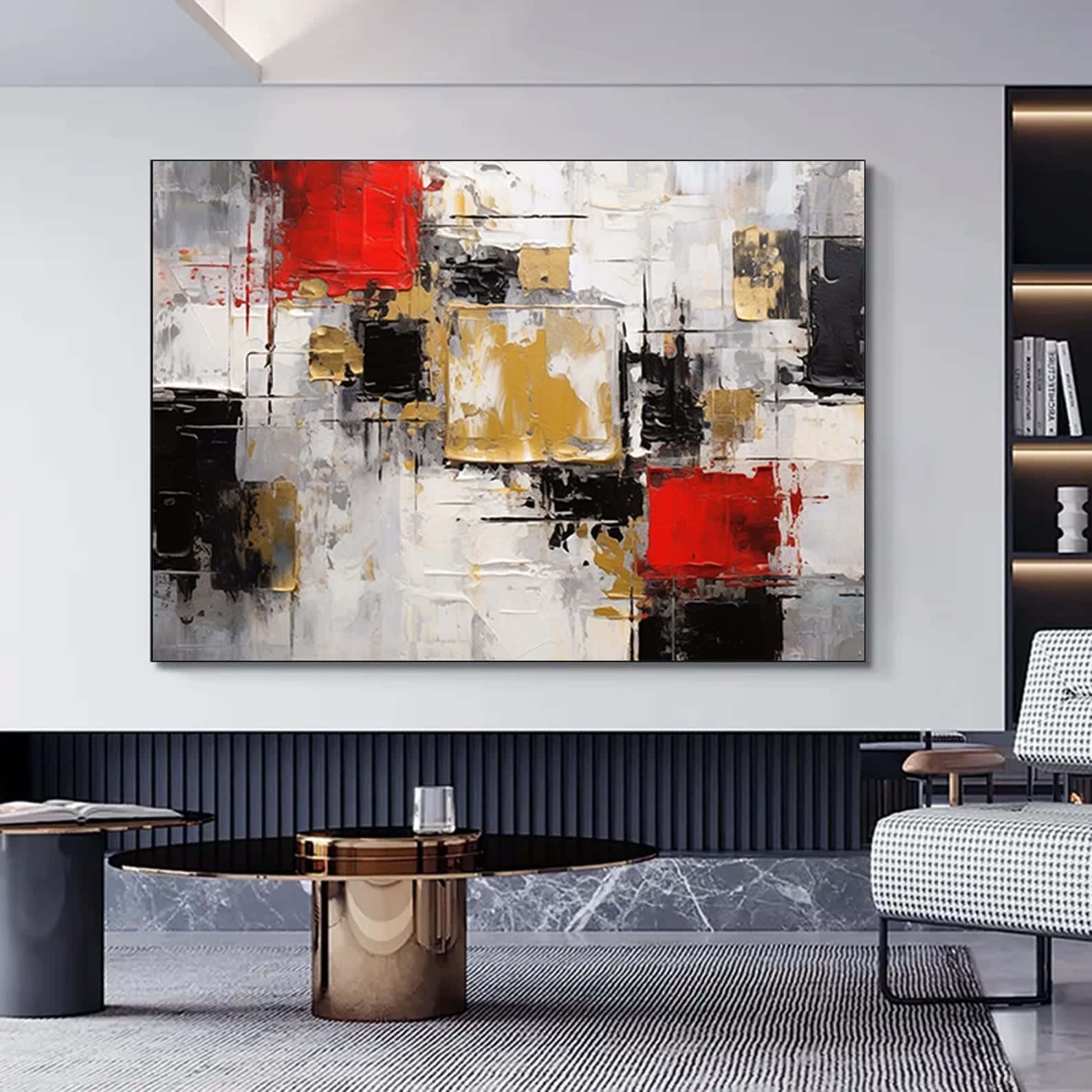Abstract Artwork | Modern Wall Art Style | Single, A2 at XILEF Art