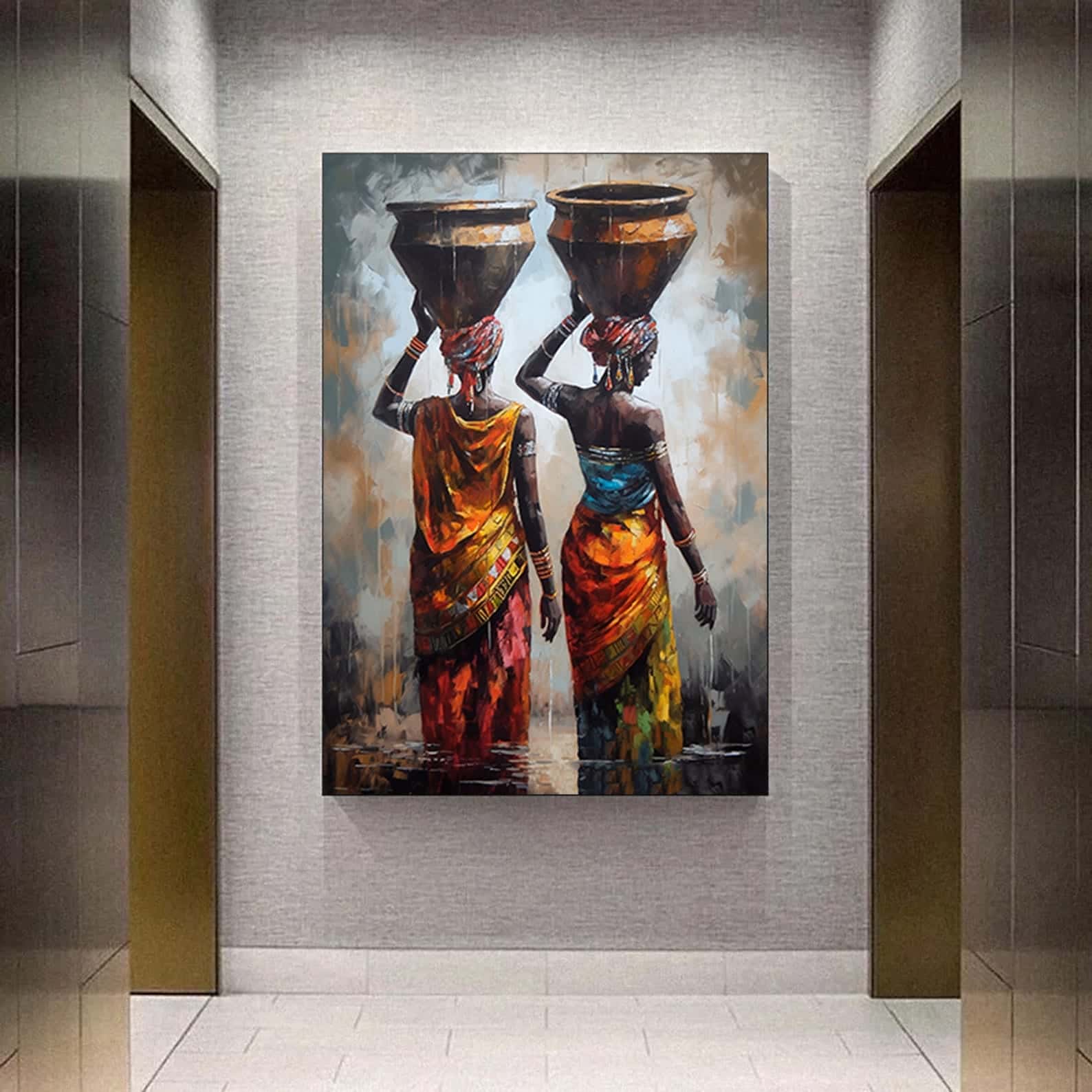 African Artwork | Afrocentric Wall Art | A2 at XILEF Art
