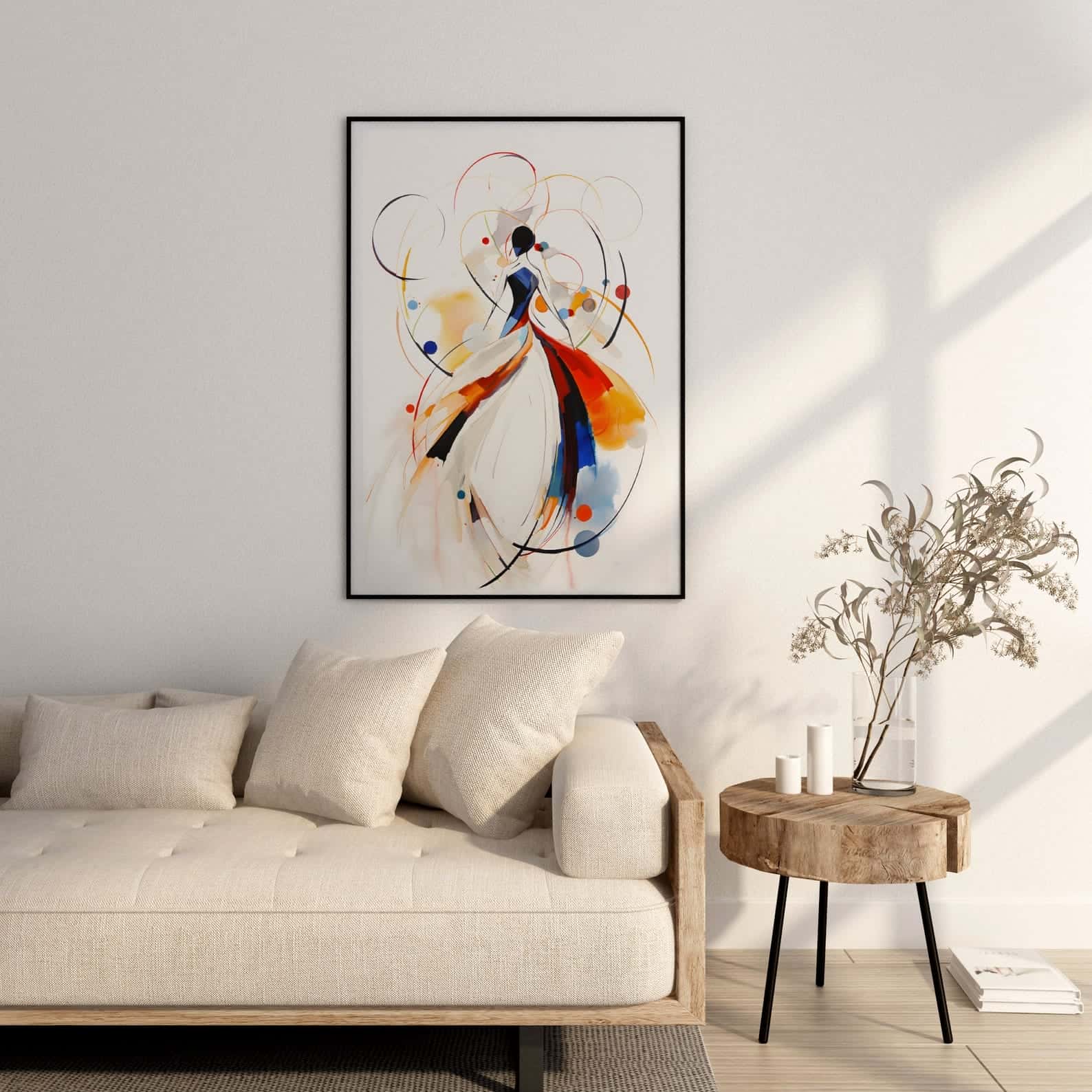 Abstract Artwork | Modern Wall Art Style | Single, A2 at XILEF Art