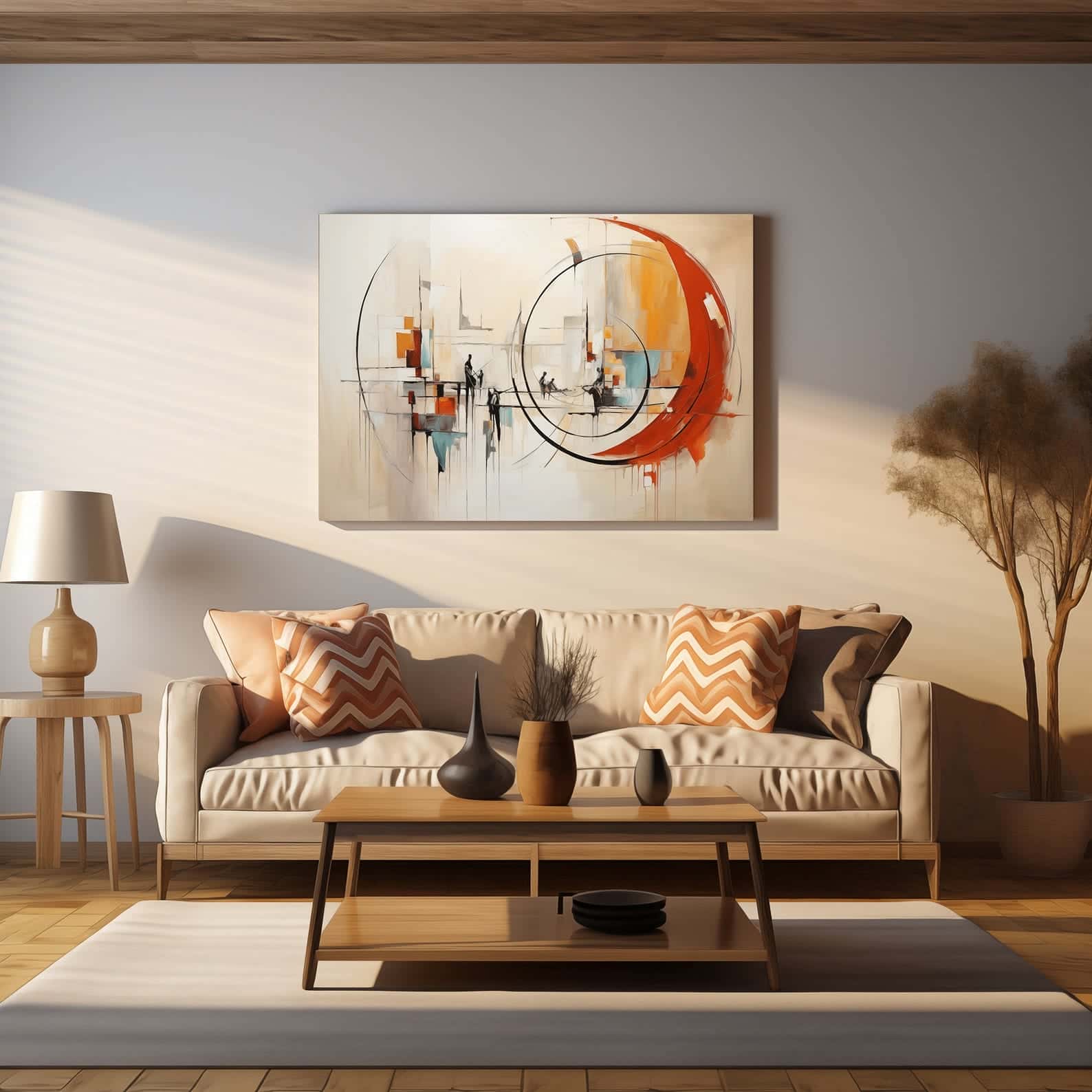 Abstract Artwork | Modern Wall Art Style | Single, A2 at XILEF Art