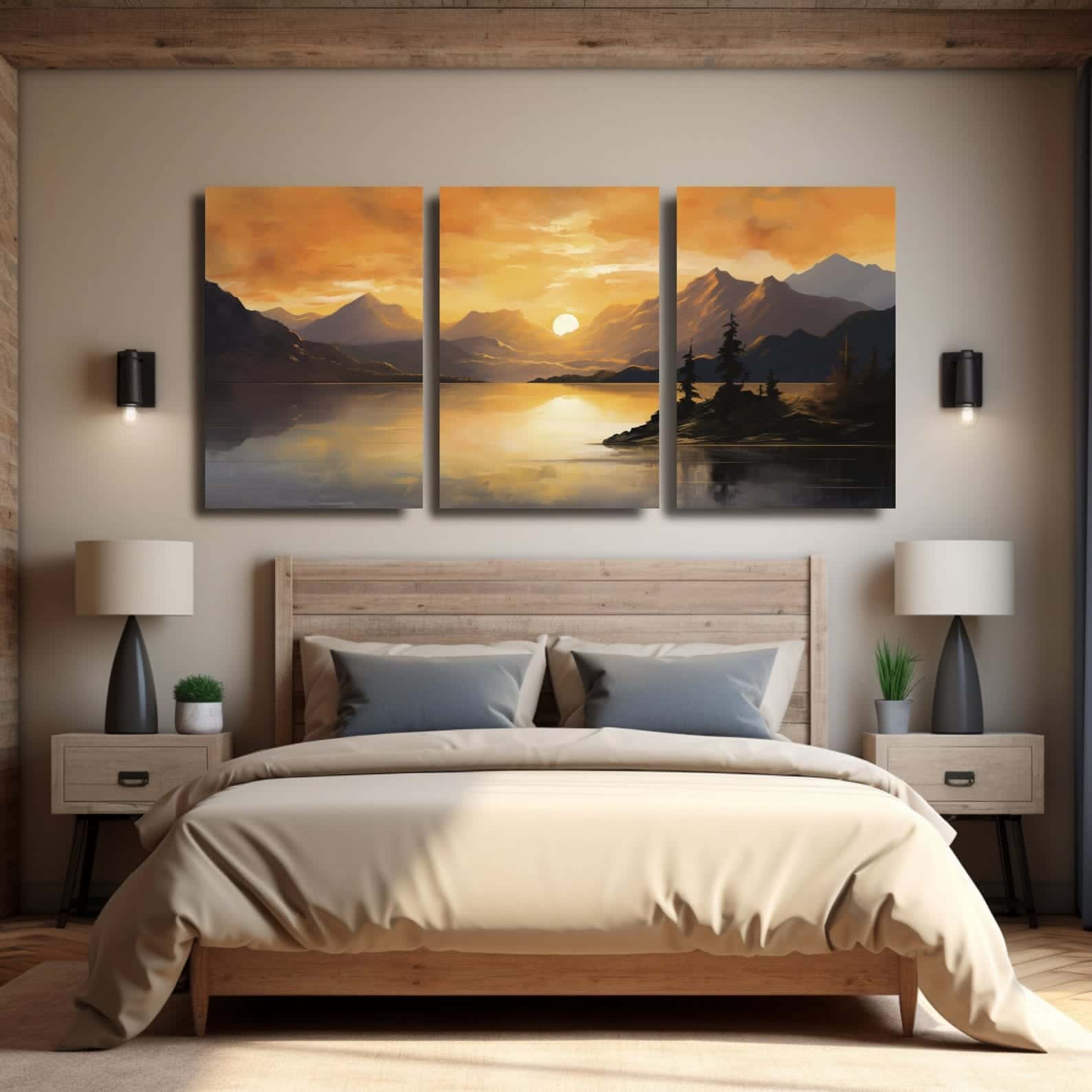 Landscape Artwork | Nature Wall Art | Trio, A2 at XILEF Art