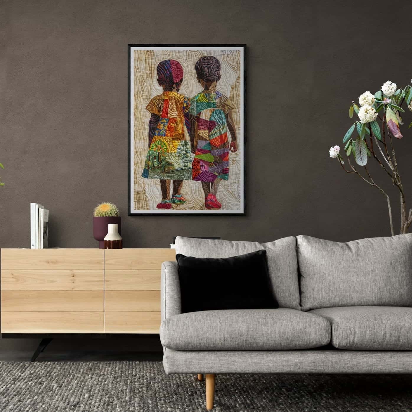 African Artwork | Afrocentric Wall Art | A2 at XILEF Art