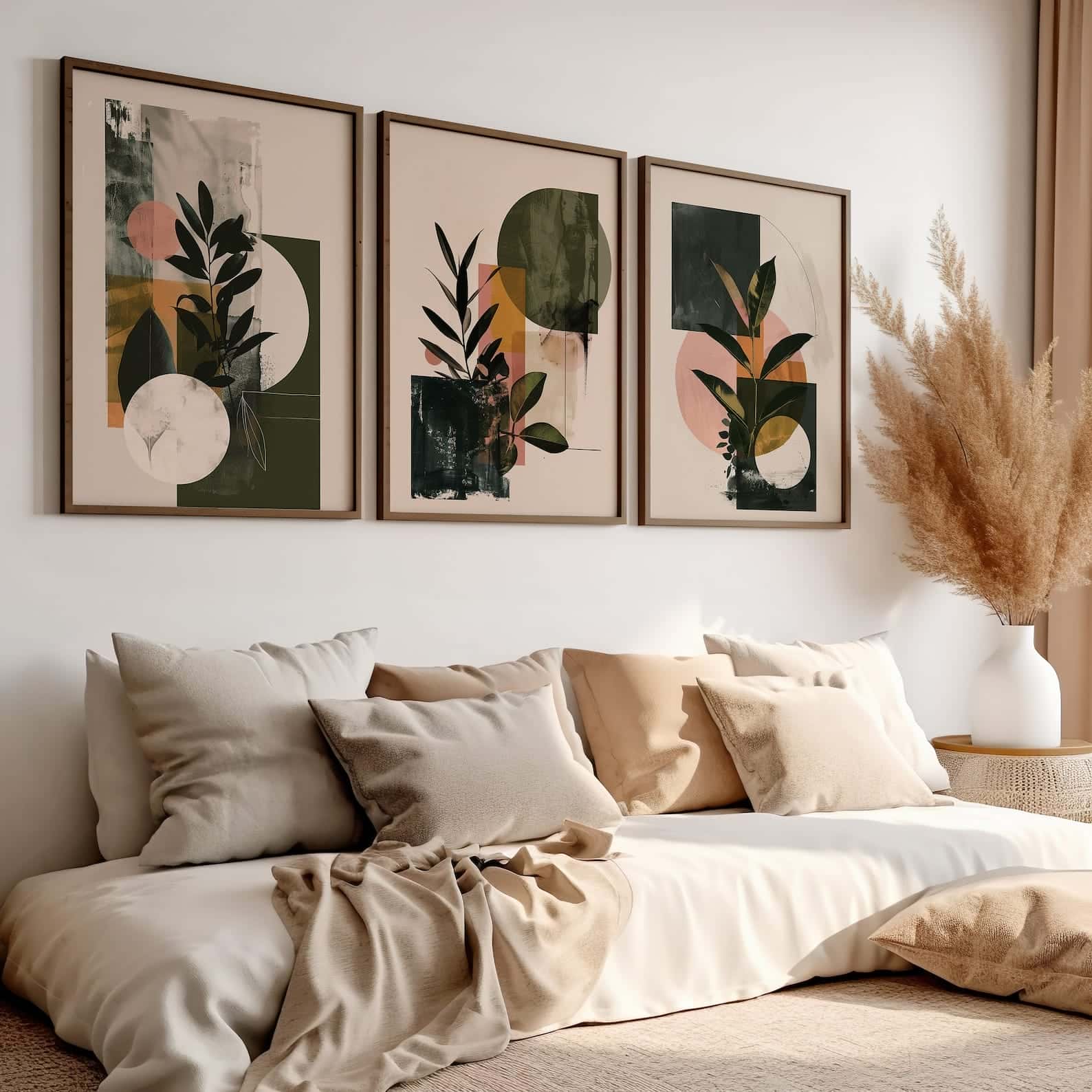 Abstract Artwork | Modern Wall Art Style | Trio, A2 at XILEF Art