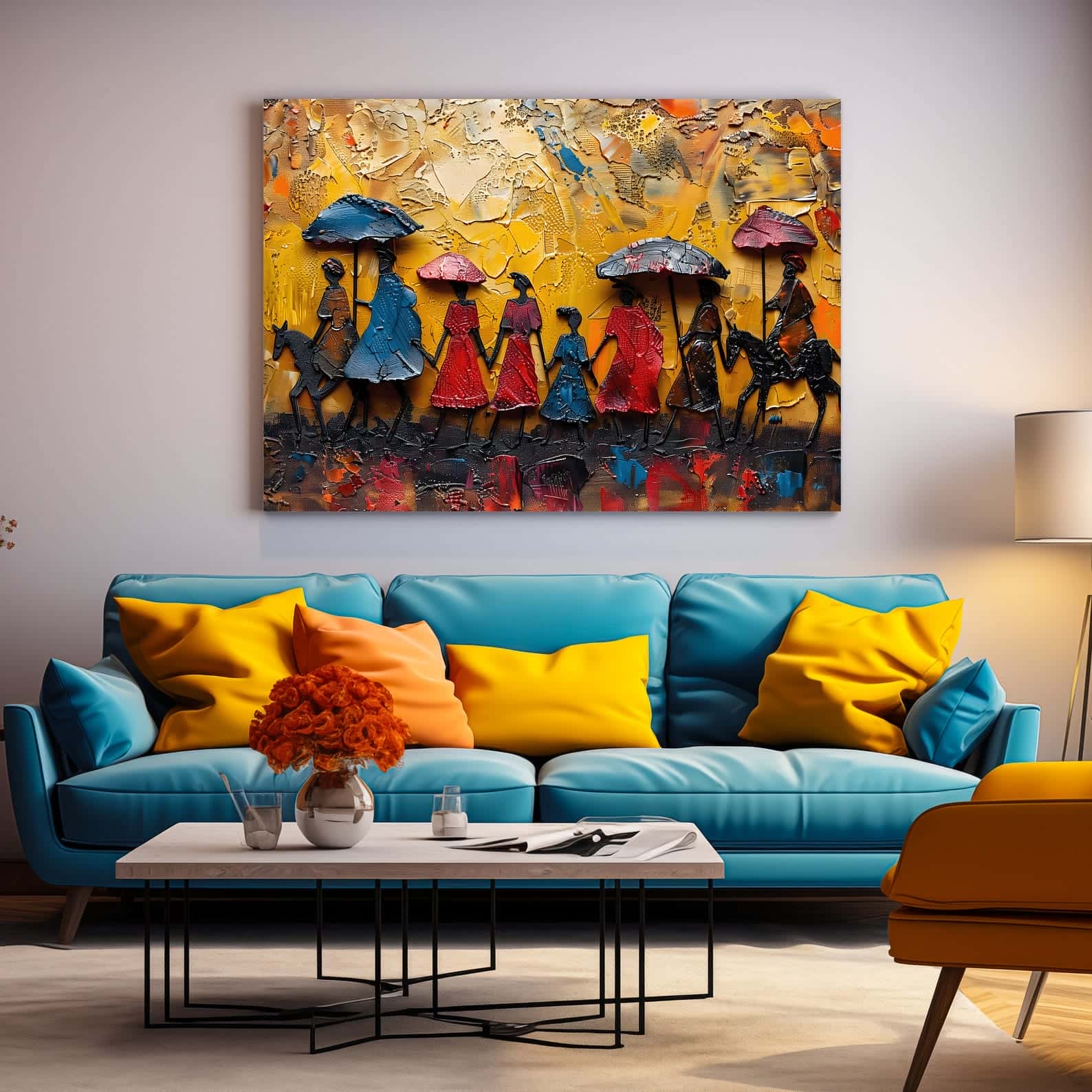 African Artwork | Afrocentric Wall Art | A2 at XILEF Art