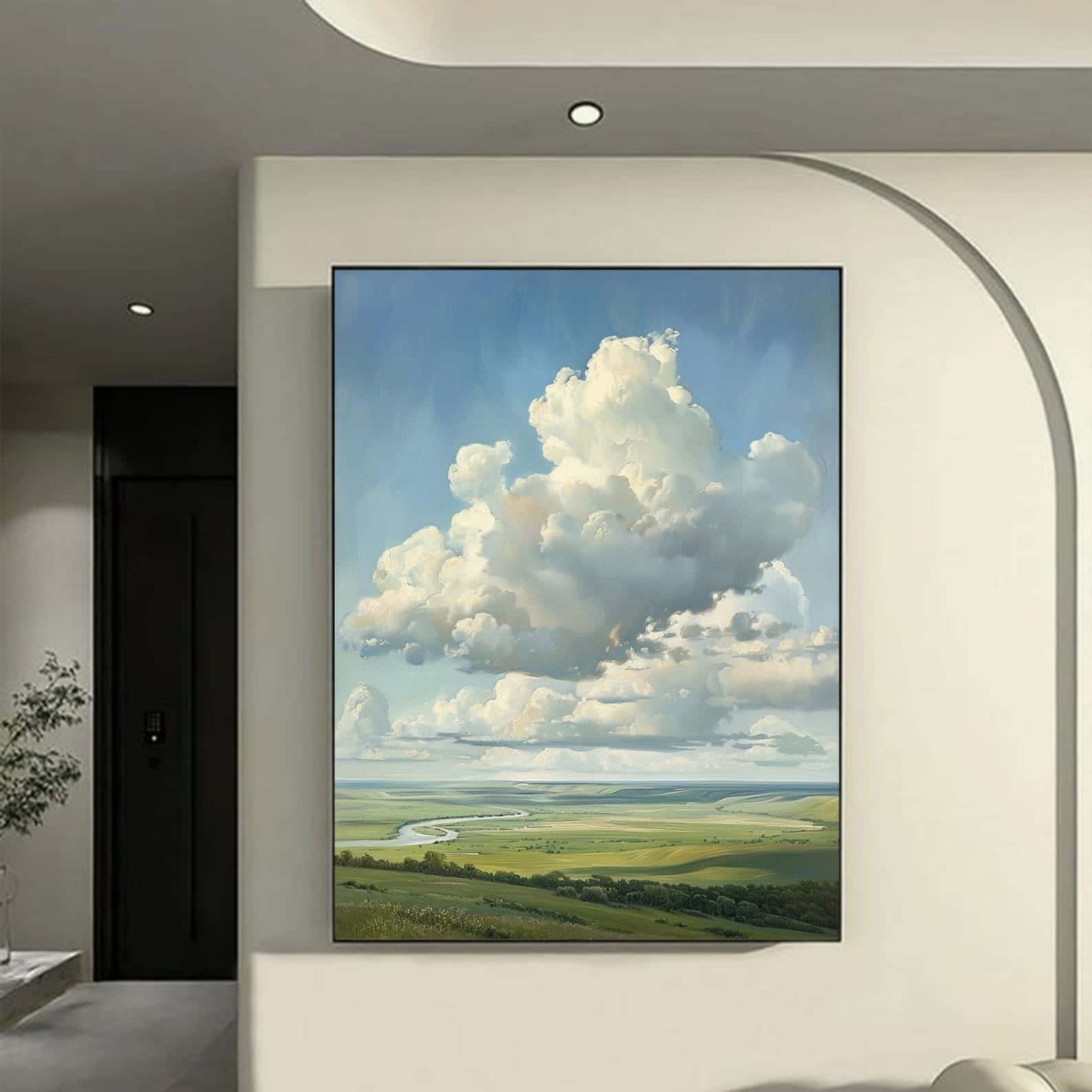 Sky and Clouds Artwork | Nature Wall Art | Single, A2 at XILEF Art