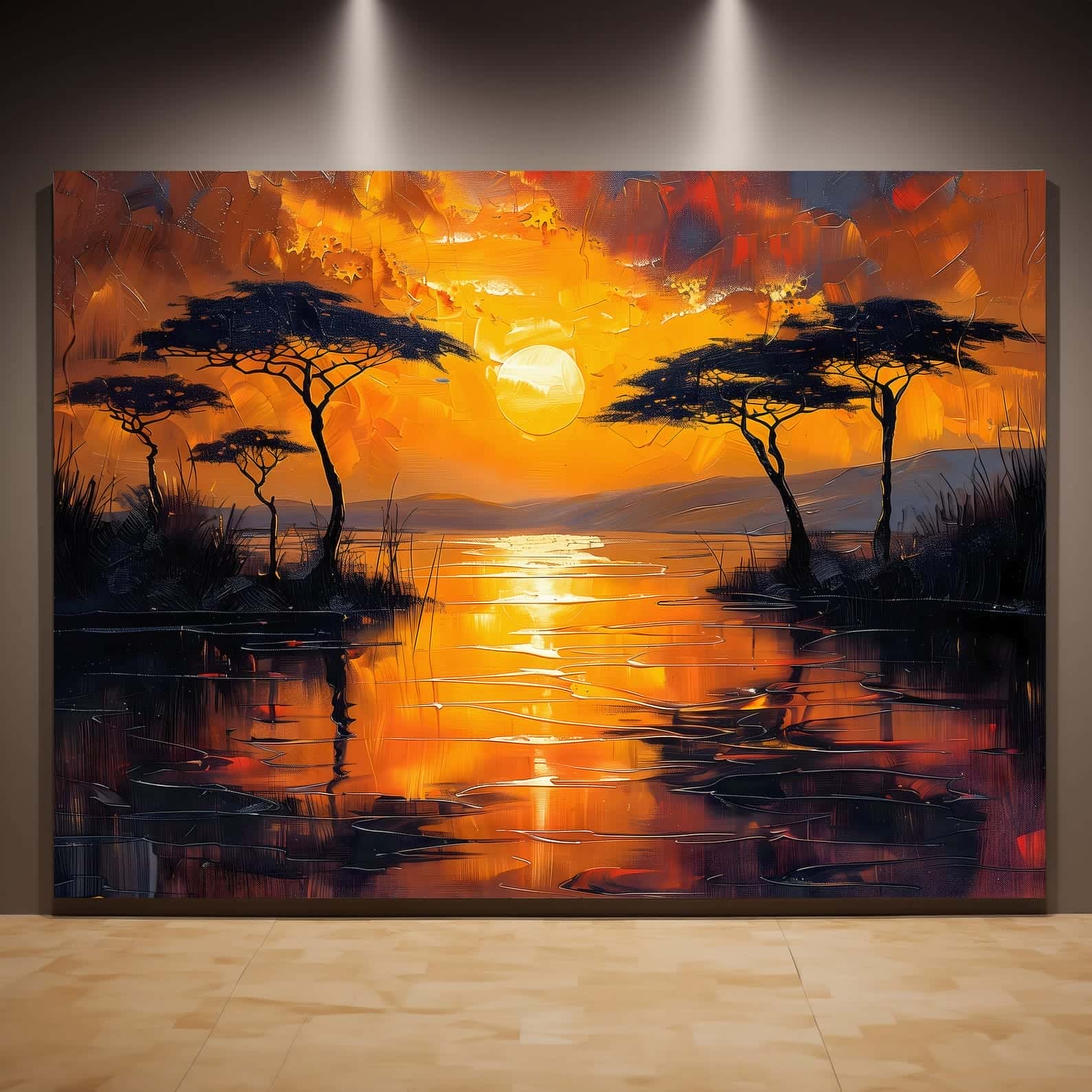 African Artwork | Afrocentric Wall Art | A2 at XILEF Art