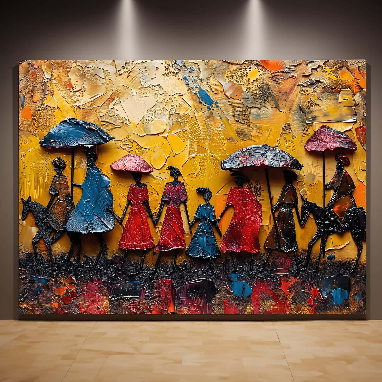 African Artwork | Afrocentric Wall Art | A2 at XILEF Art