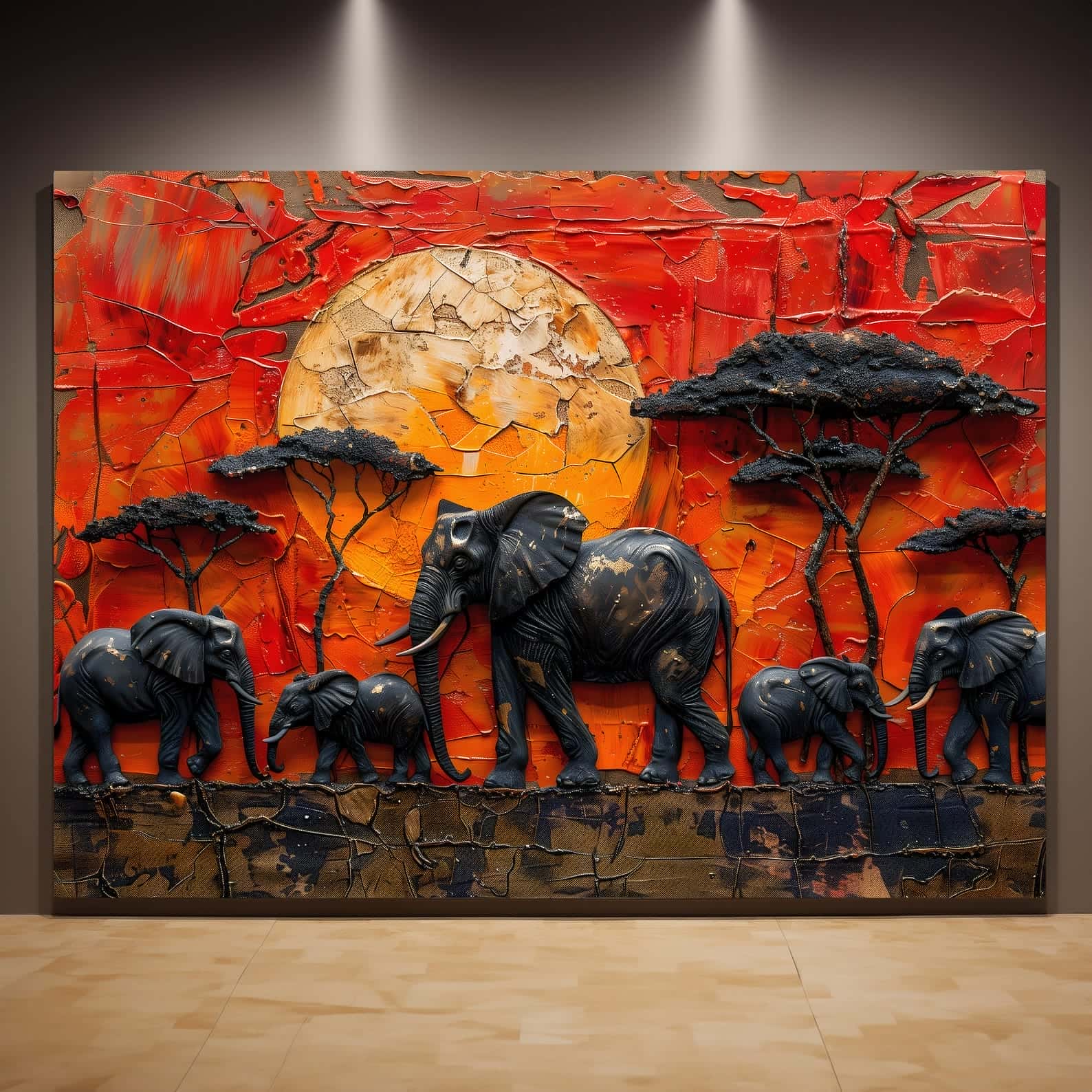 African Artwork | Afrocentric Wall Art | A2 at XILEF Art