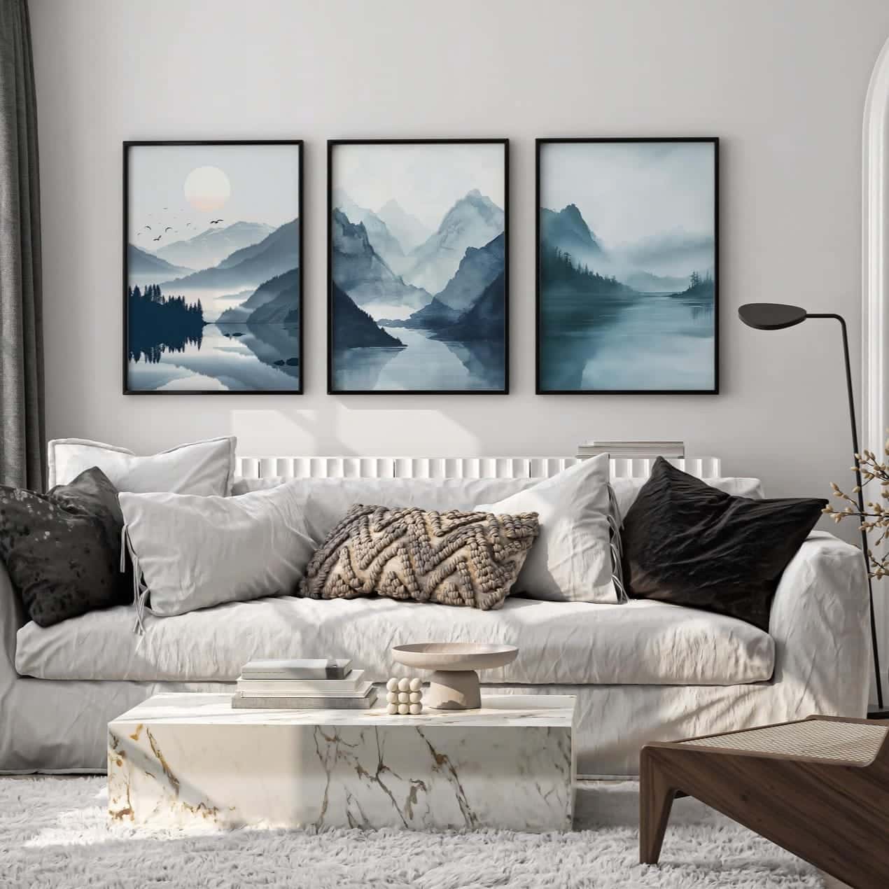 Landscape Artwork | Nature Wall Art | Trio, A2 at XILEF Art