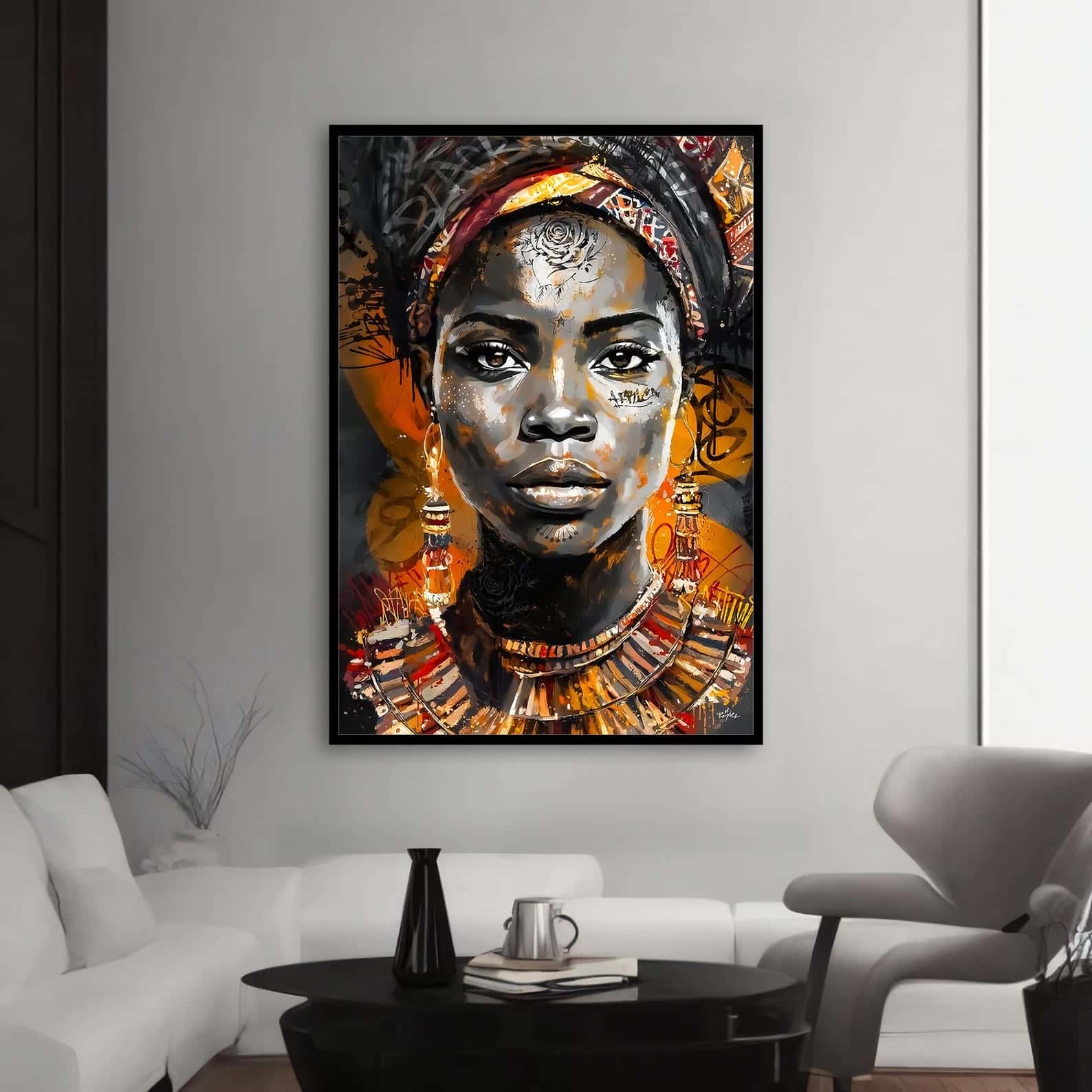 African Artwork | Afrocentric Wall Art | A2 at XILEF Art