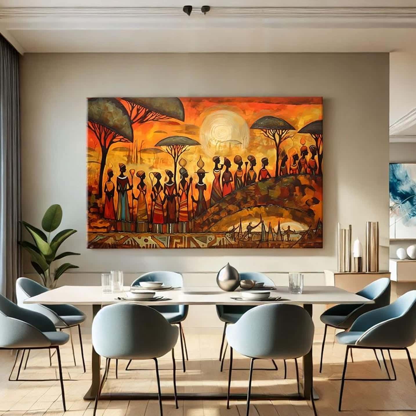 African Artwork | Afrocentric Wall Art | A2 at XILEF Art