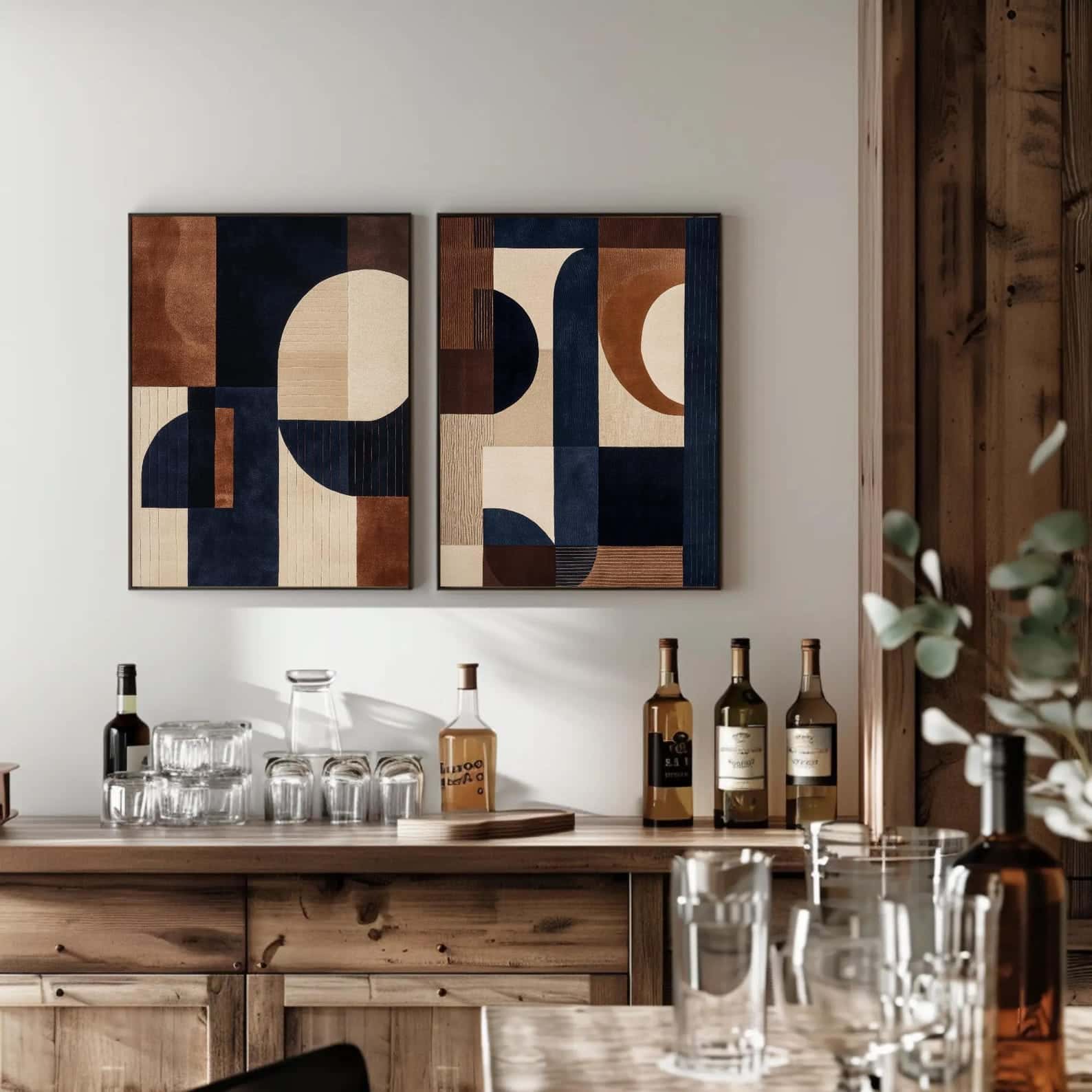 Abstract Artwork | Modern Wall Art Style | Duo, A2 at XILEF Art