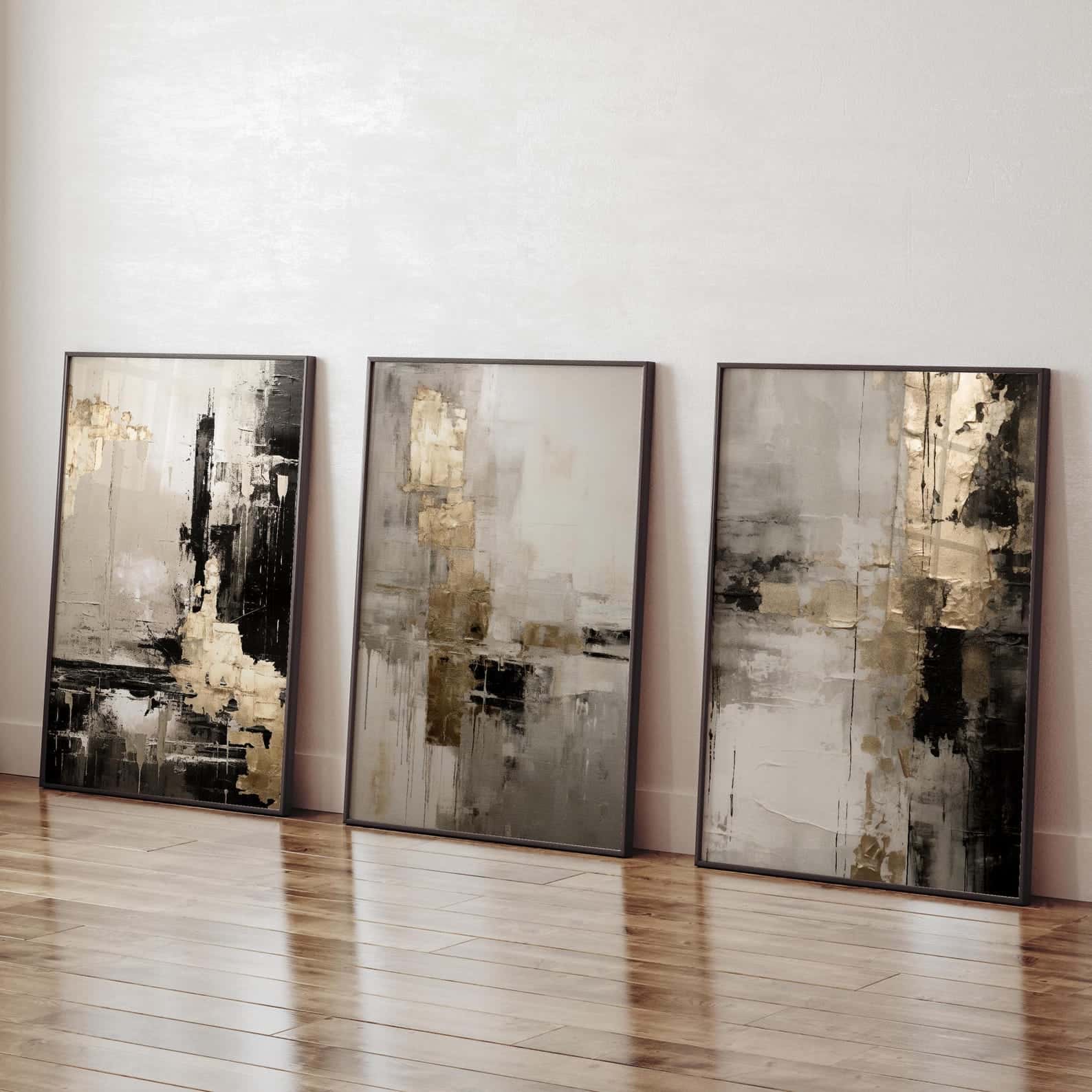 Abstract Artwork | Modern Wall Art Style | Trio, A2 at XILEF Art