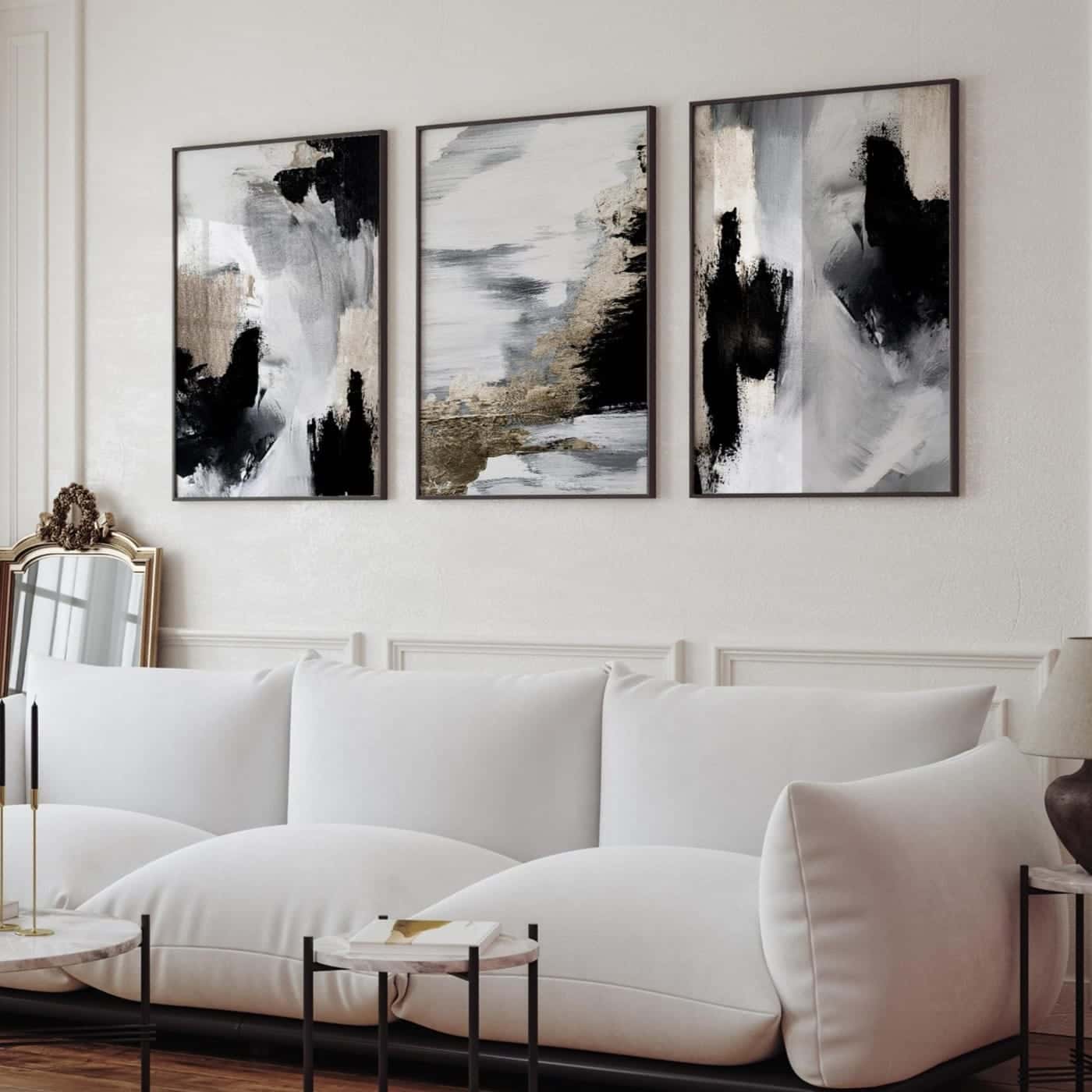 Abstract Artwork | Modern Wall Art Style | Trio, A2 at XILEF Art
