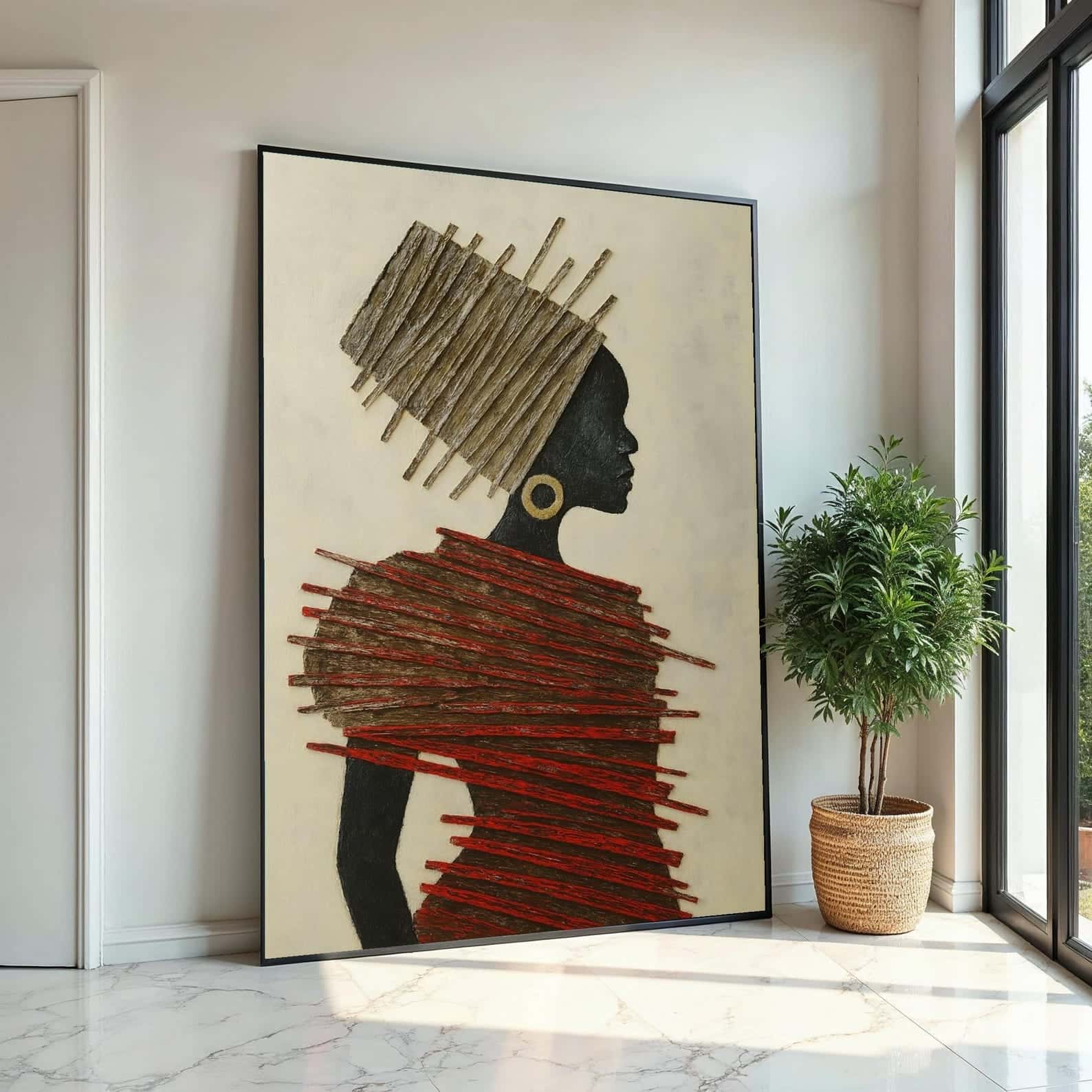 African Artwork | Afrocentric Wall Art | A2 at XILEF Art