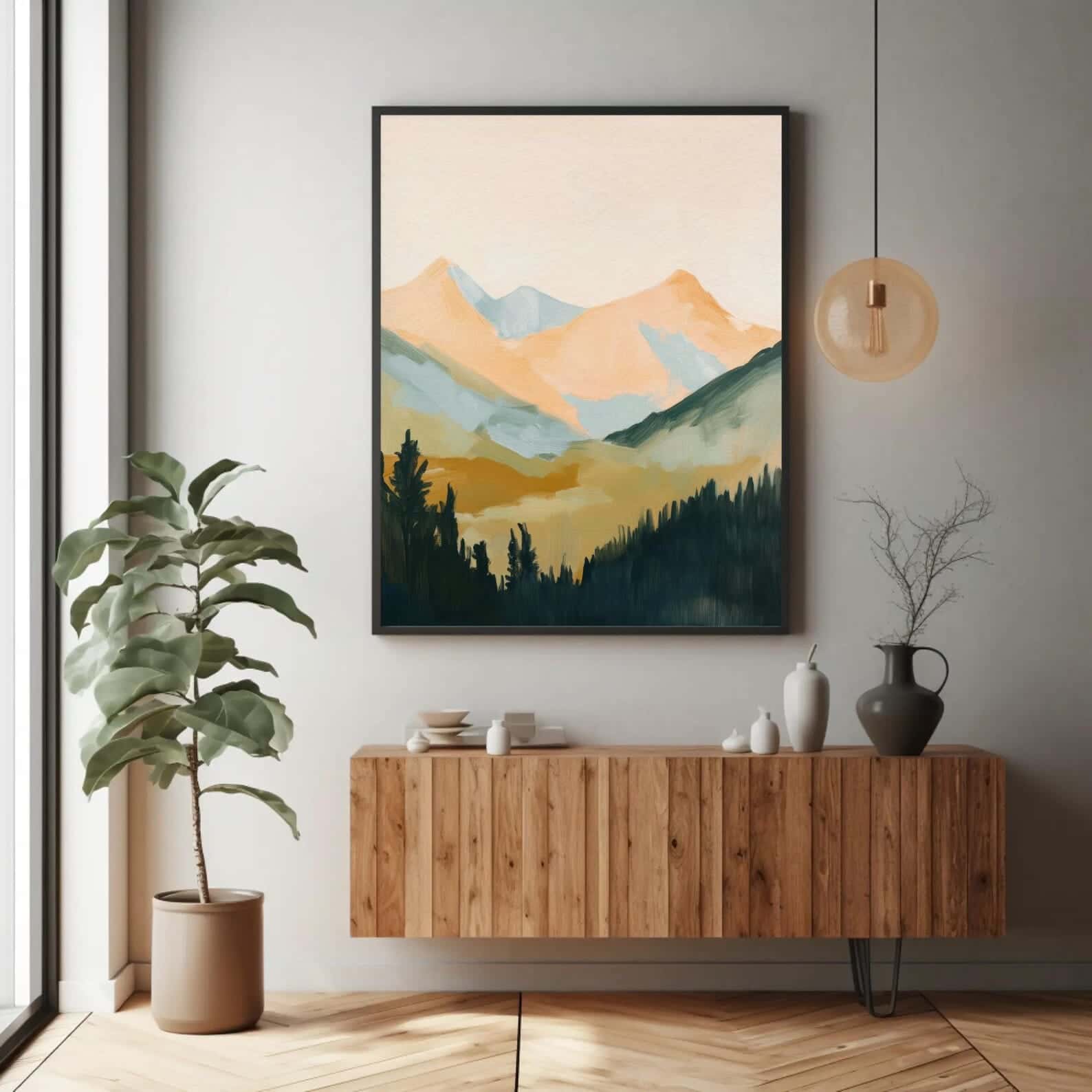 Landscape Artwork | Nature Wall Art | Single, A2 at XILEF Art