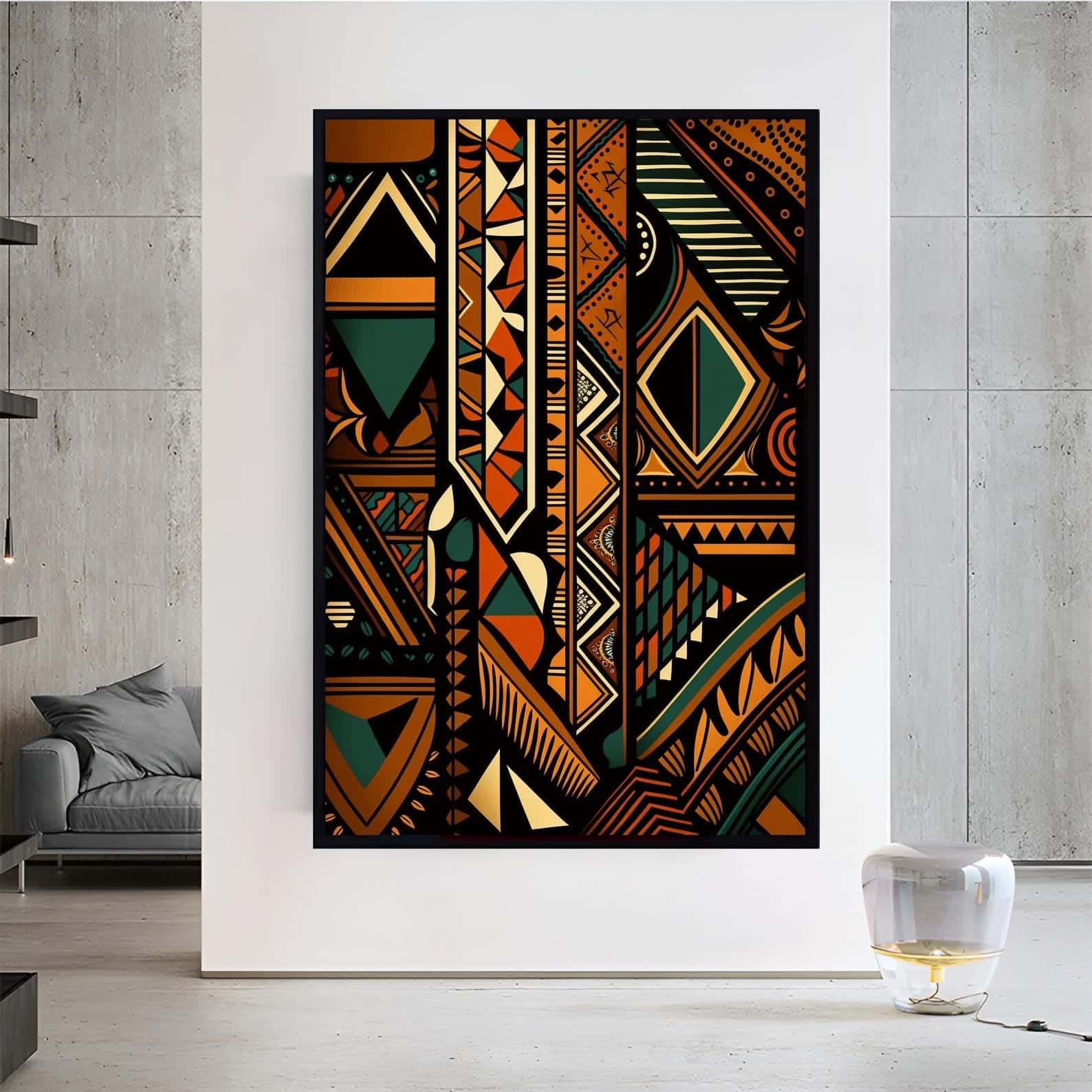 African Artwork | Afrocentric Wall Art | A2 at XILEF Art