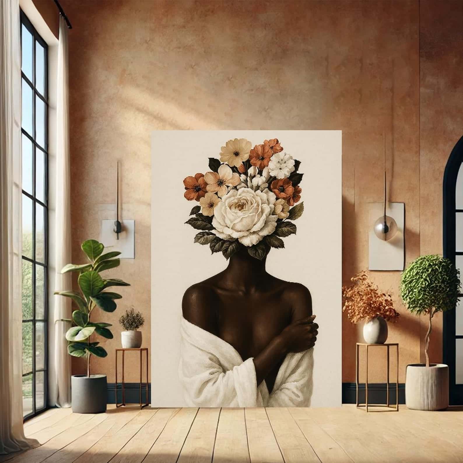 African Artwork | Afrocentric Wall Art | A2 at XILEF Art