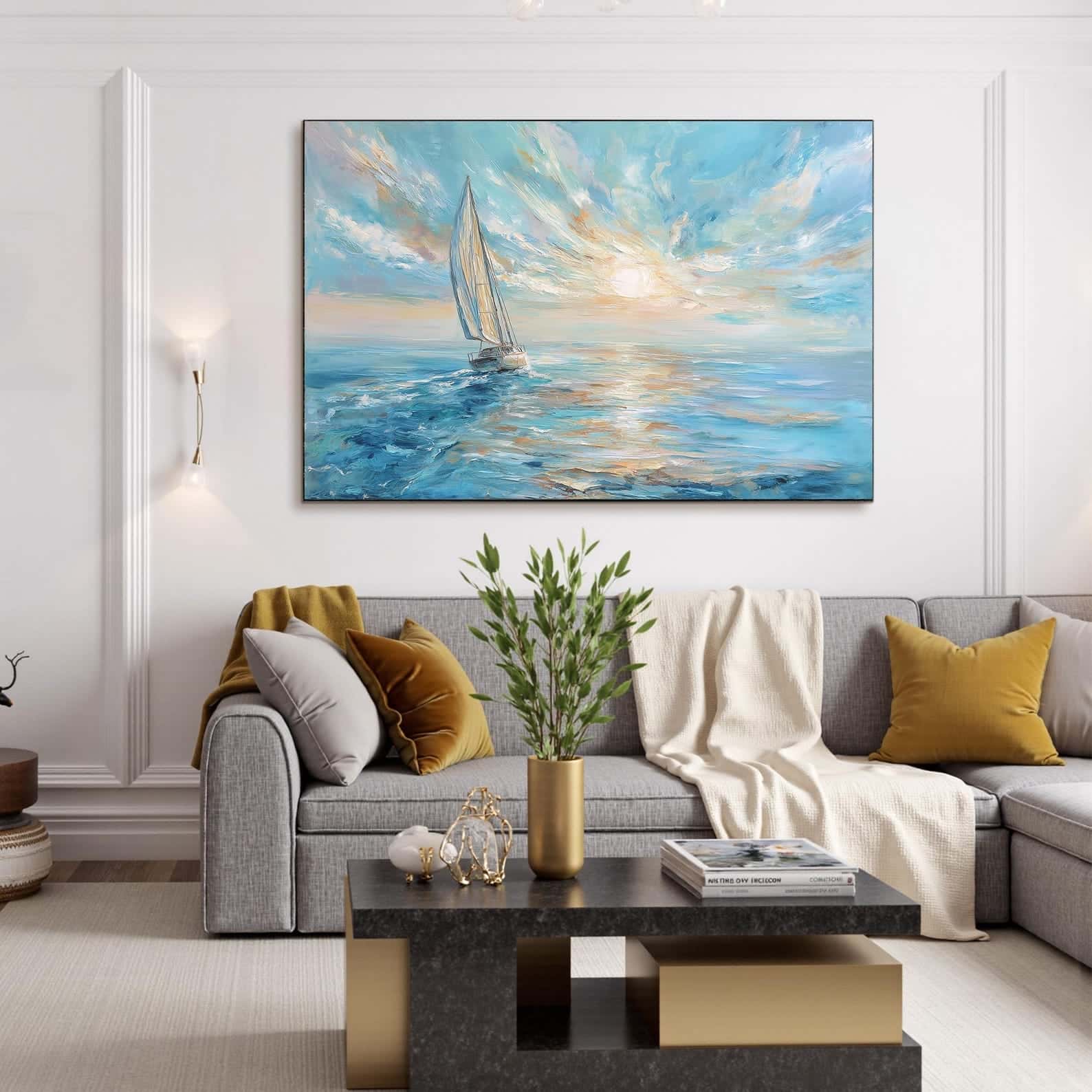 Seascape Artwork | Nature Wall Art | Single, A2 at XILEF Art