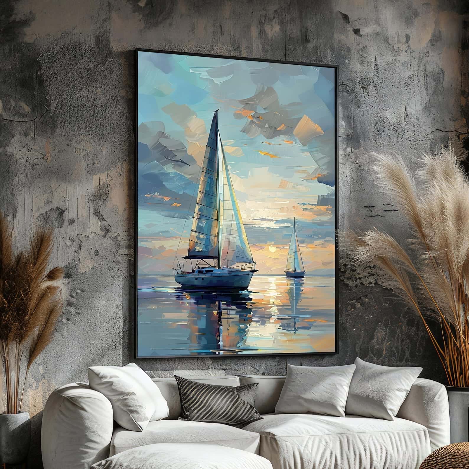 Seascape Artwork | Nature Wall Art | Single, A2 at XILEF Art