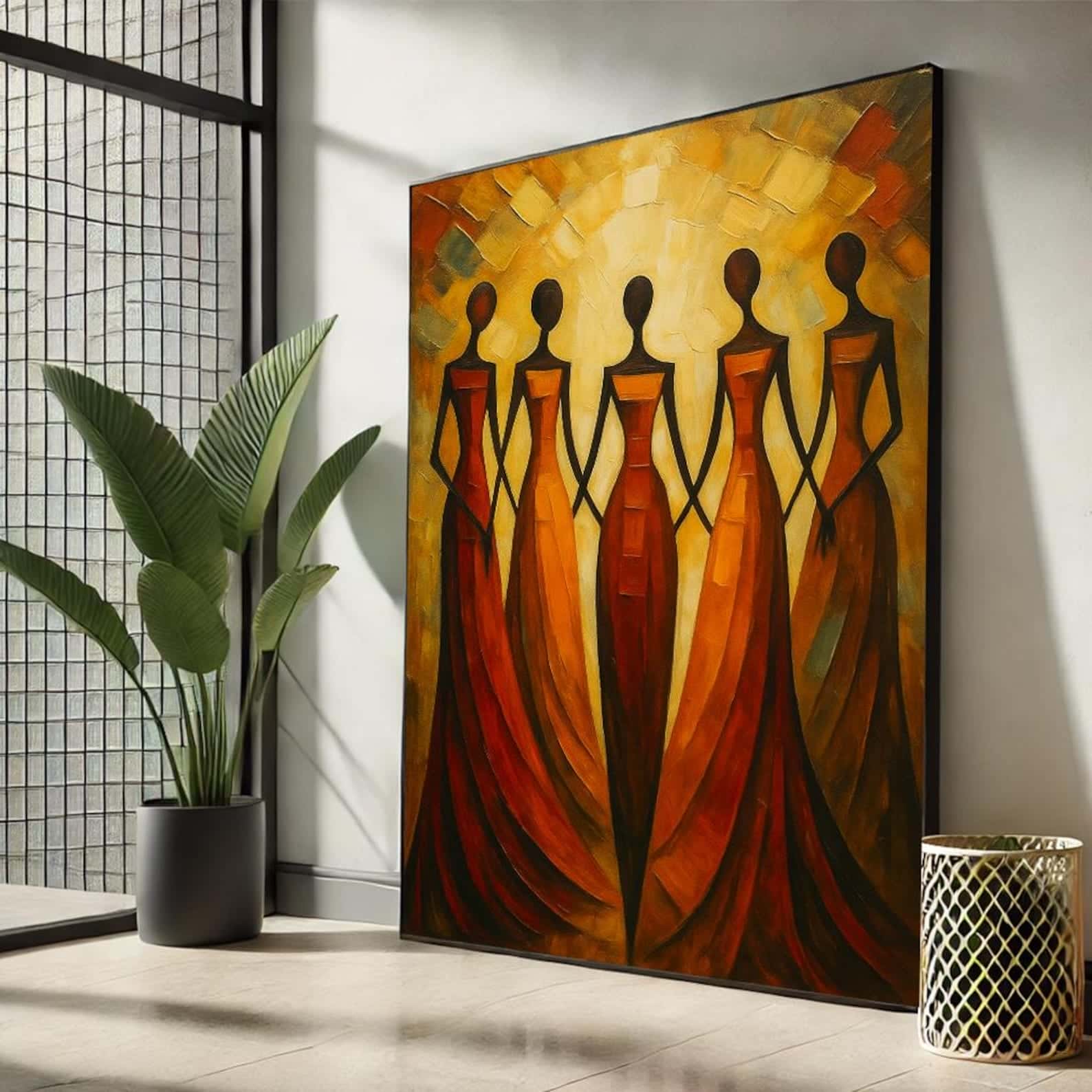 African Artwork | Afrocentric Wall Art | A2 at XILEF Art