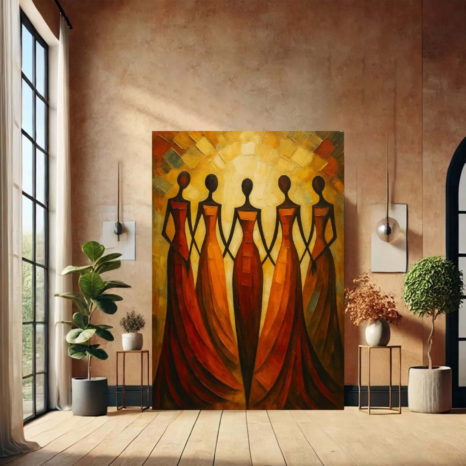 African Artwork | Afrocentric Wall Art | A2 at XILEF Art