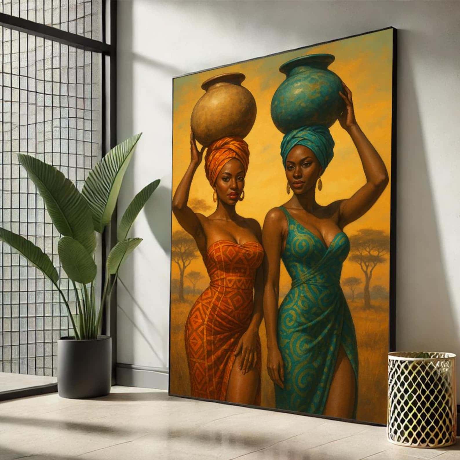 African Artwork | Afrocentric Wall Art | A2 at XILEF Art