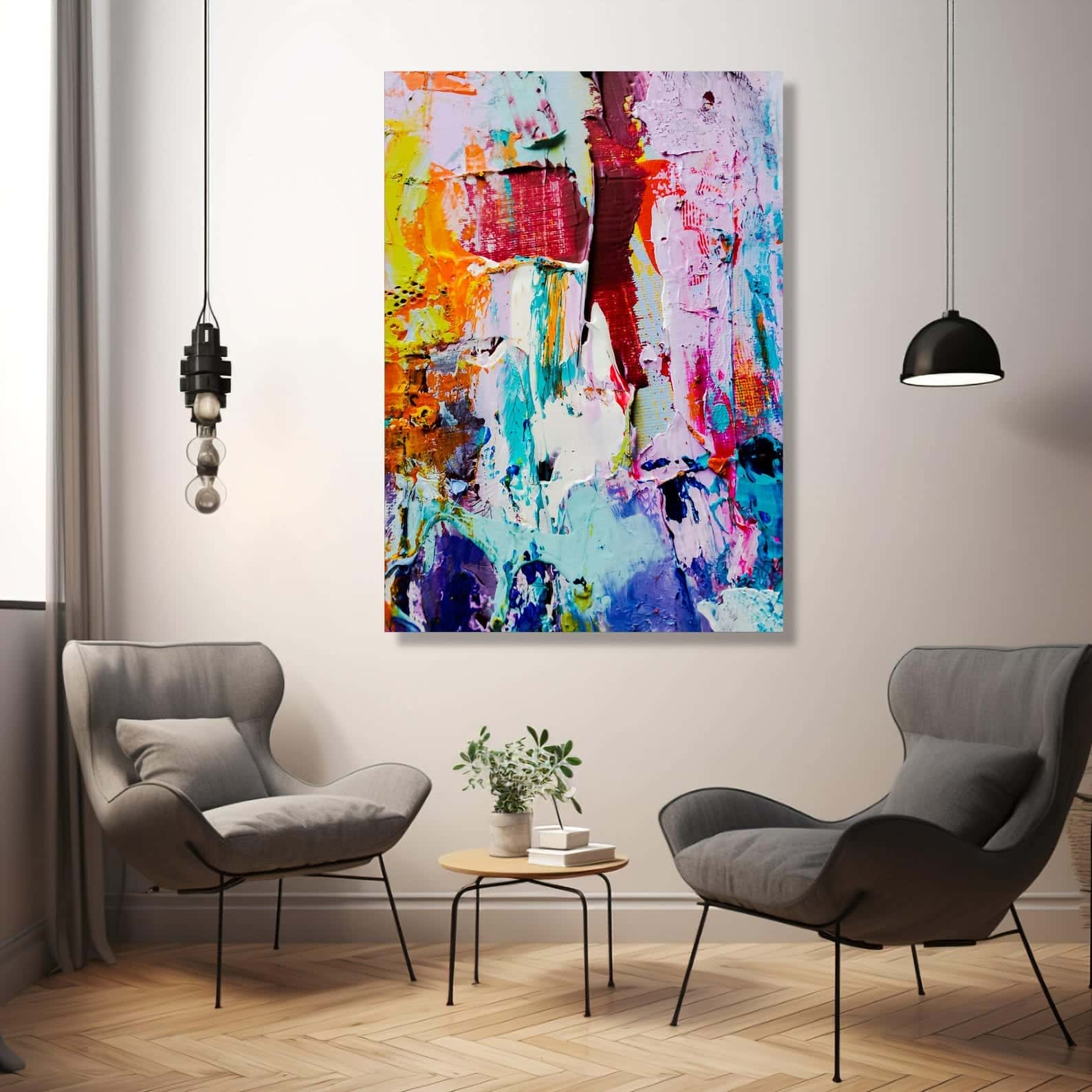 Abstract Artwork | Modern Wall Art Style | Single, A2 at XILEF Art