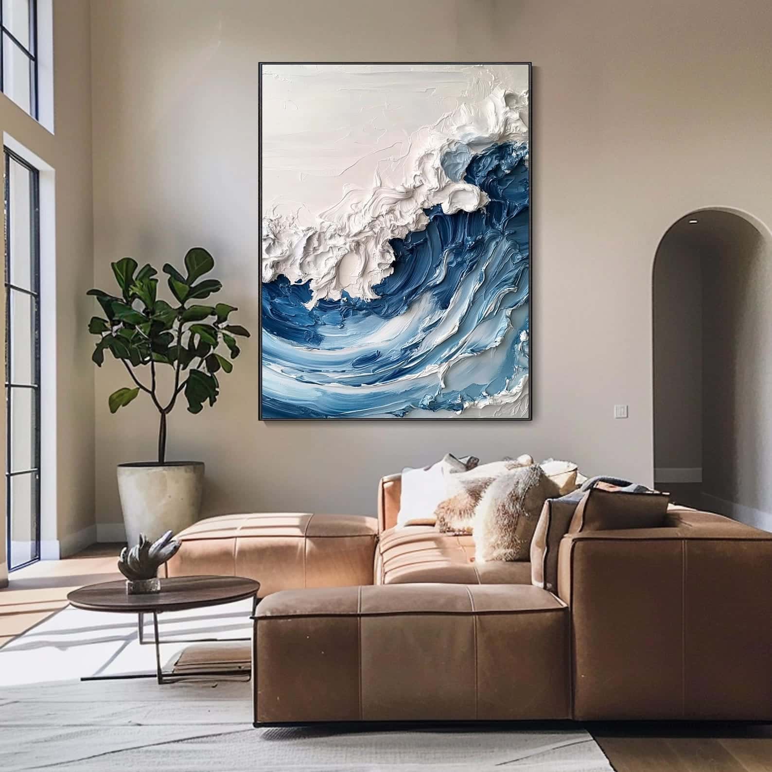 Seascape Artwork | Nature Wall Art | Single, A2 at XILEF Art