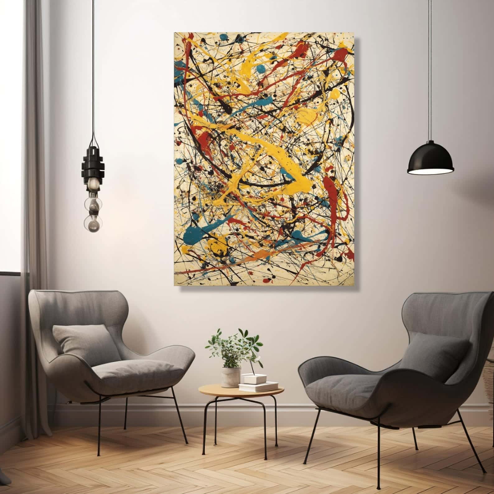 Abstract Artwork | Modern Wall Art Style | Single, A2 at XILEF Art