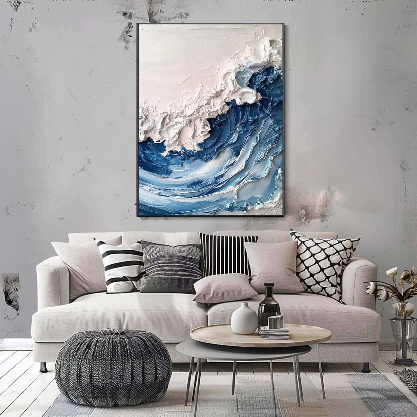 Seascape Artwork | Nature Wall Art | Single, A2 at XILEF Art