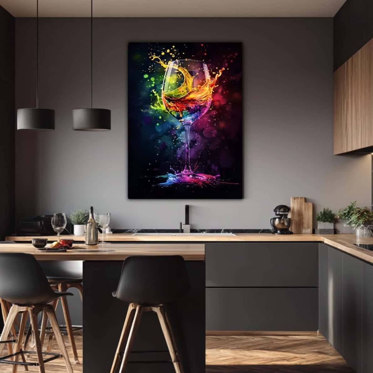 Kitchen or Dining Artwork |  Home Wall Art | Single, A2 at XILEF Art