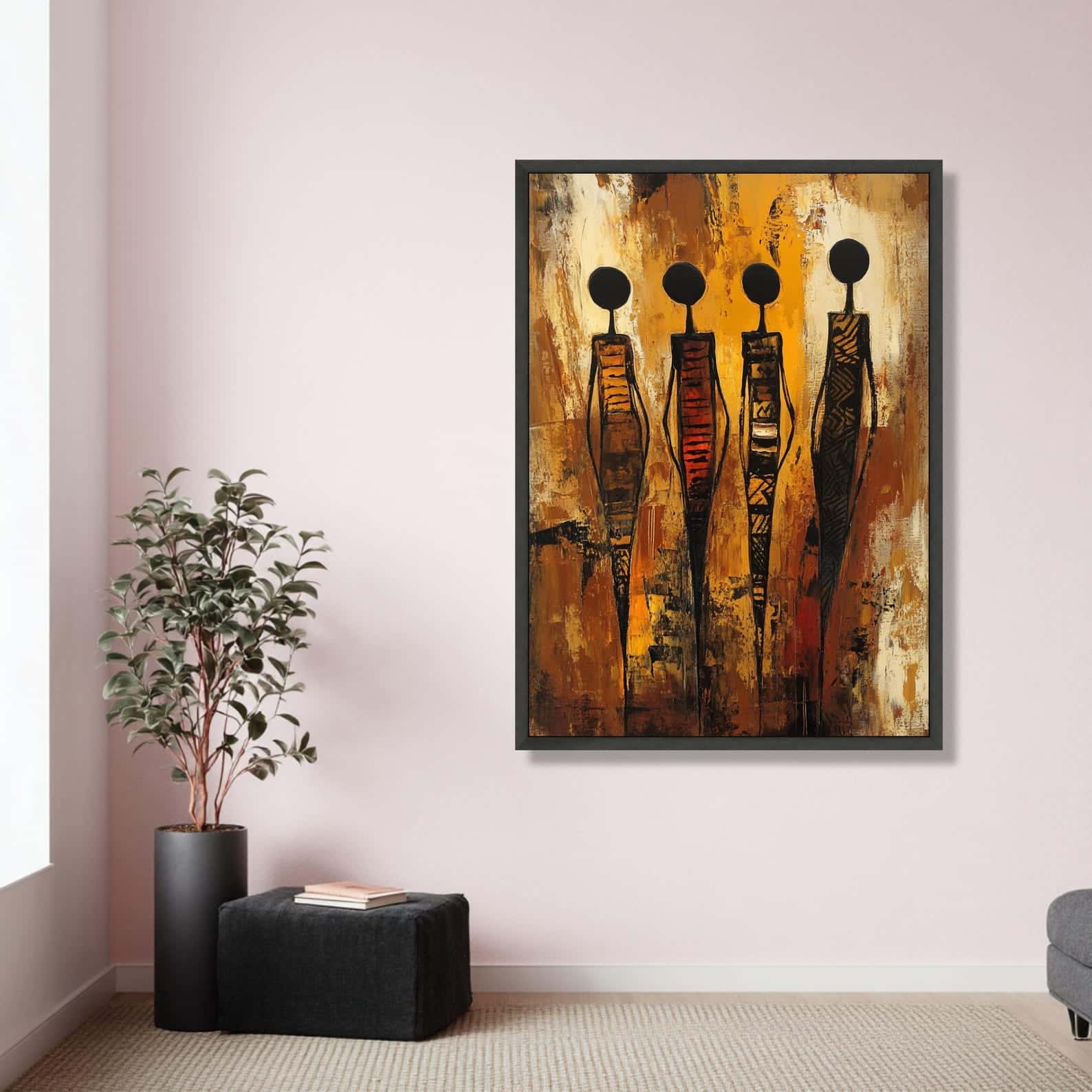 African Artwork | Afrocentric Wall Art | A2 at XILEF Art