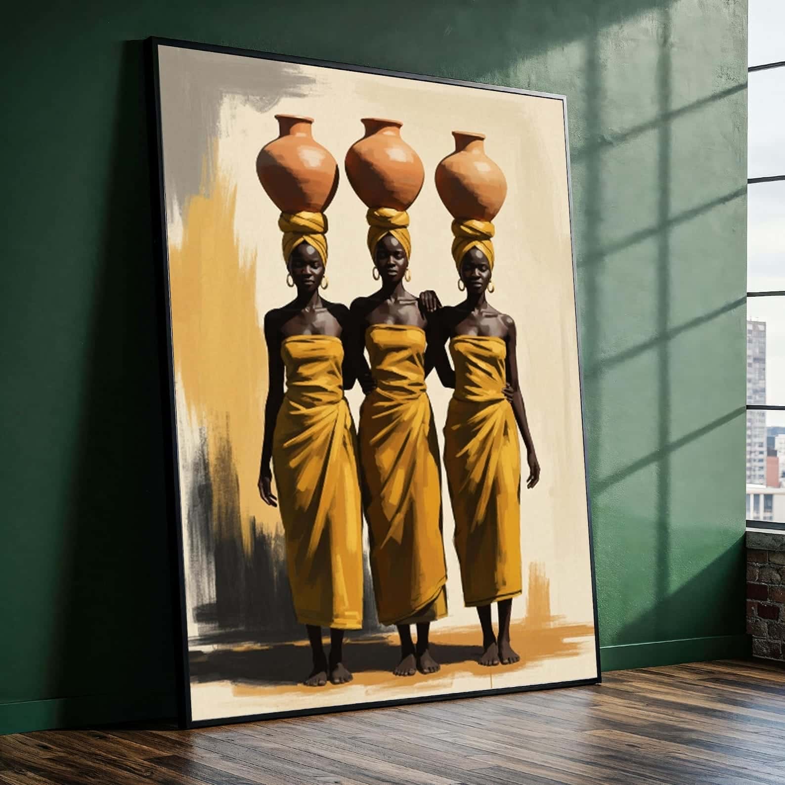 African Artwork | Afrocentric Wall Art | A2 at XILEF Art