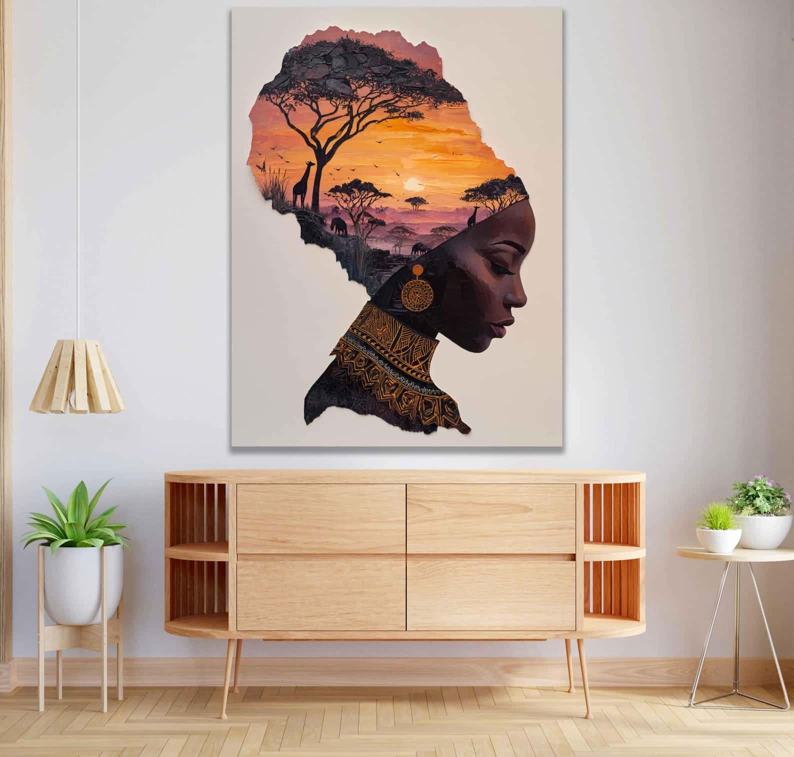 African Artwork | Afrocentric Wall Art | A2 at XILEF Art